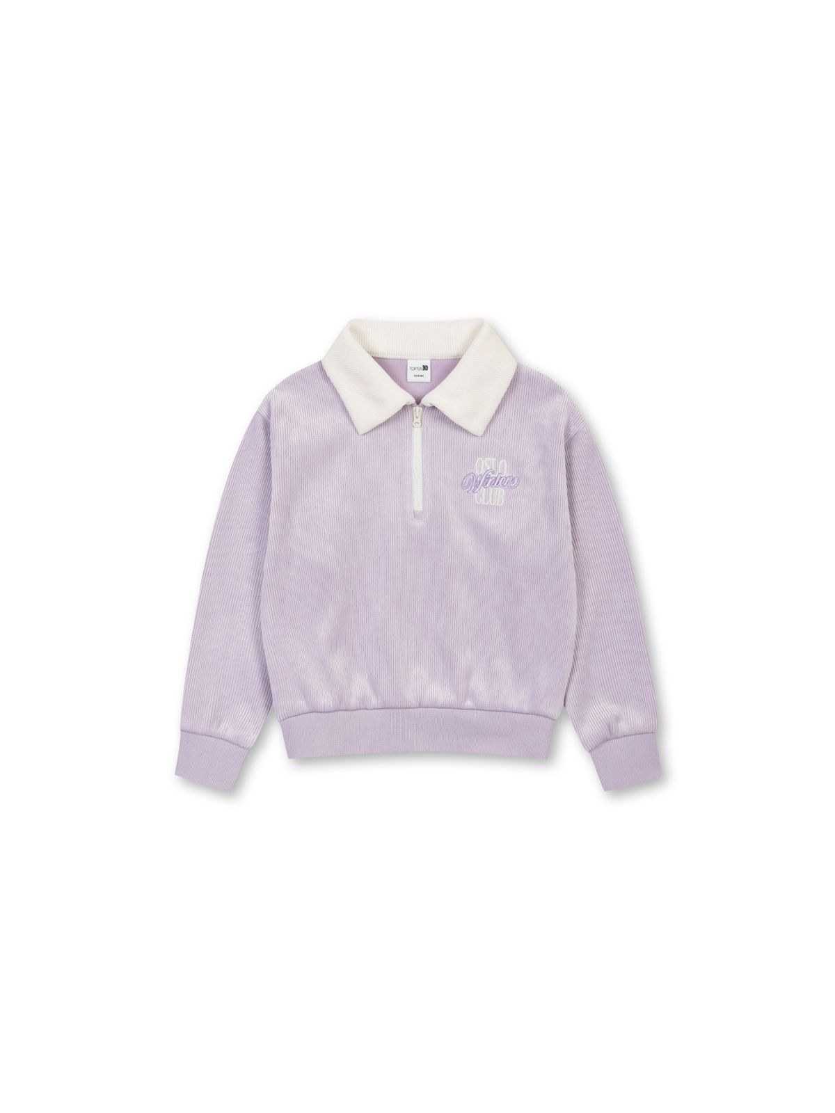 탑텐 키즈(TOPTEN KIDS) 여아 코듀로이 본딩 스웨트셔츠_MKG4TR2403