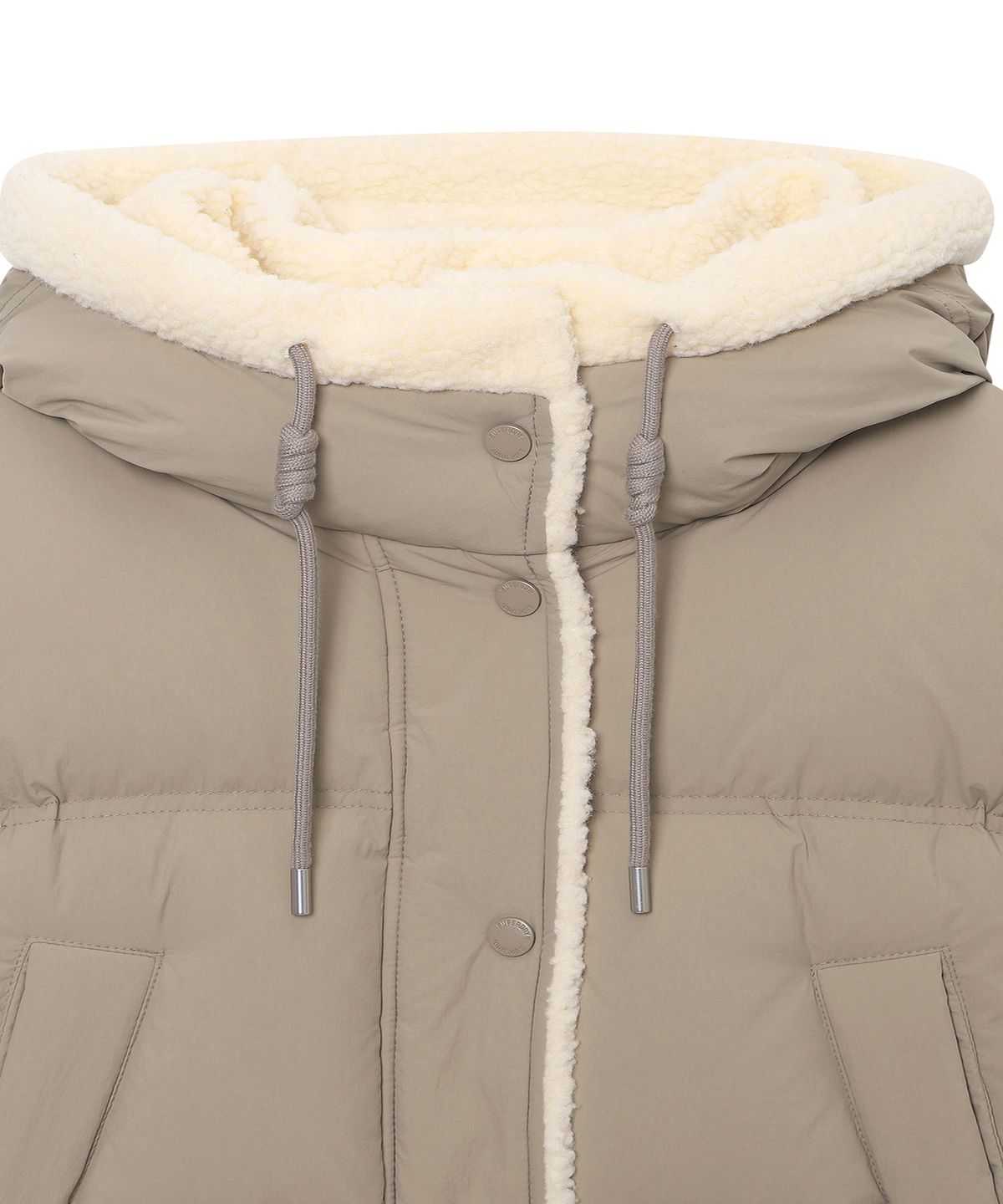 슈퍼드라이(SUPERDRY) 우먼스 무트 푸퍼 다크 베이지 SDFJDFQ03DBE