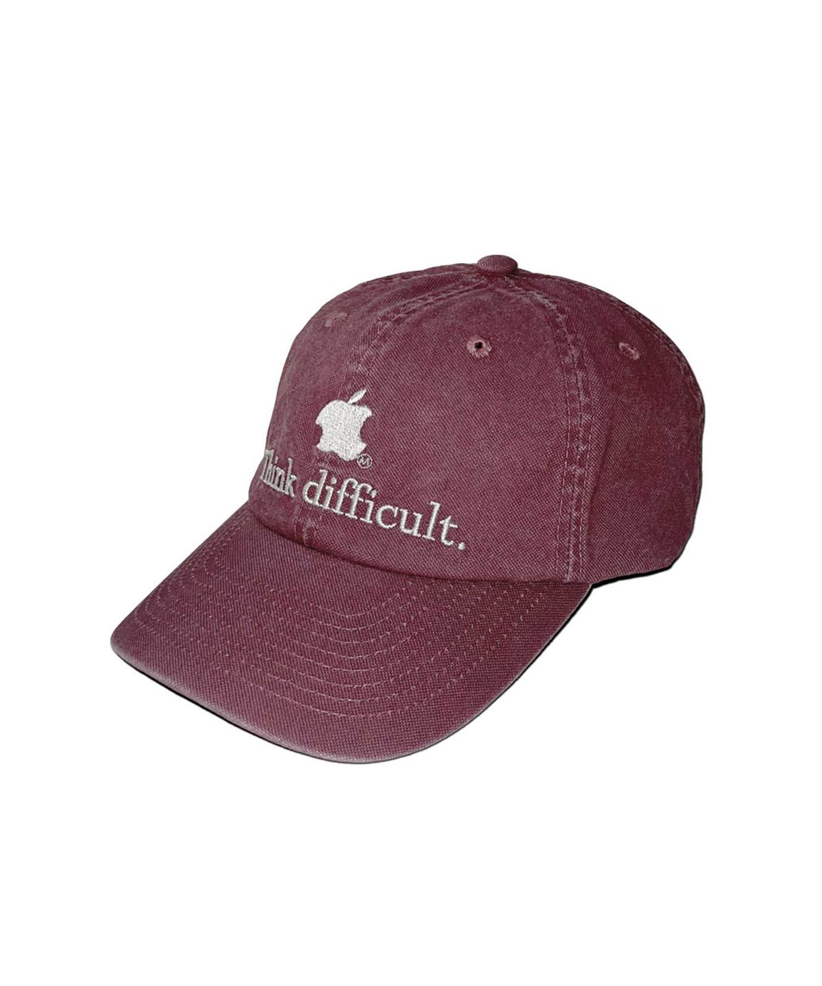 마스컴퍼니(MASCOMPANY) Think difficult Cap - Burgundy