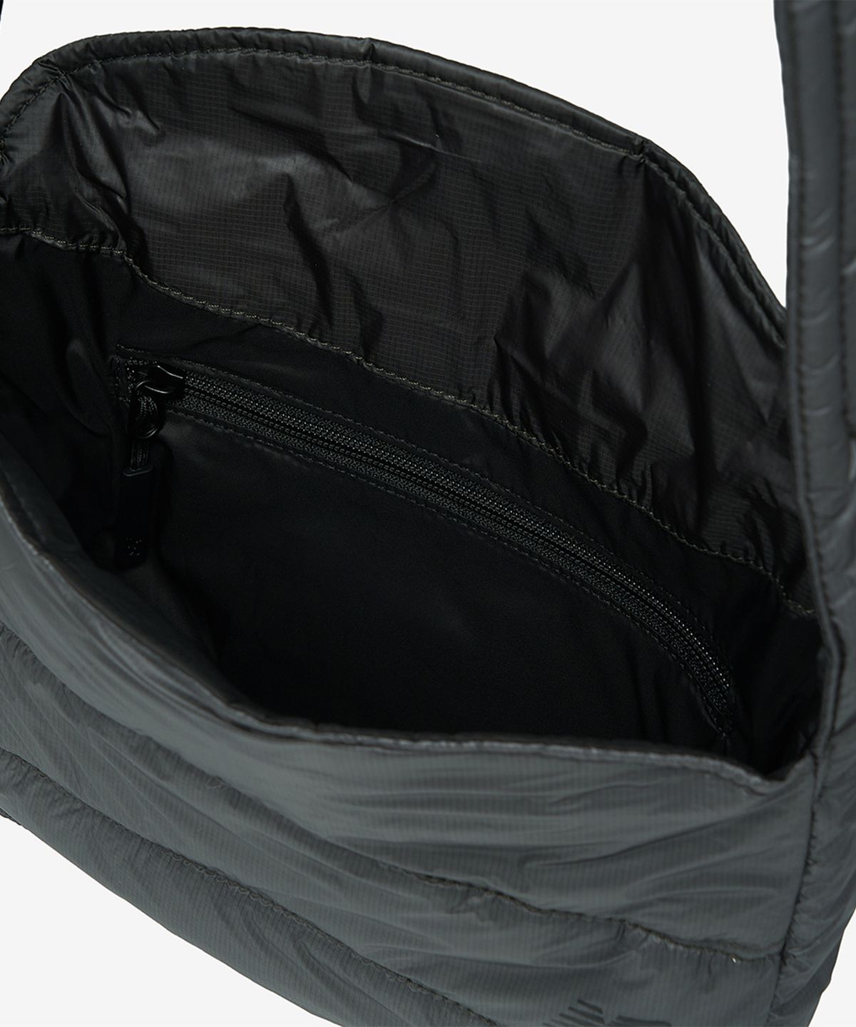 뉴발란스(NEW BALANCE) NBGCGF1303 / 플라잉77 미니 패딩 크로스백 (CHARCOAL)