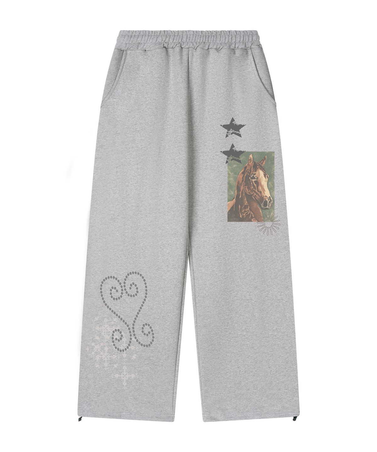 그레이버(GRAVER) [UNISEX]HOREY 트레이닝 와이드 팬츠_