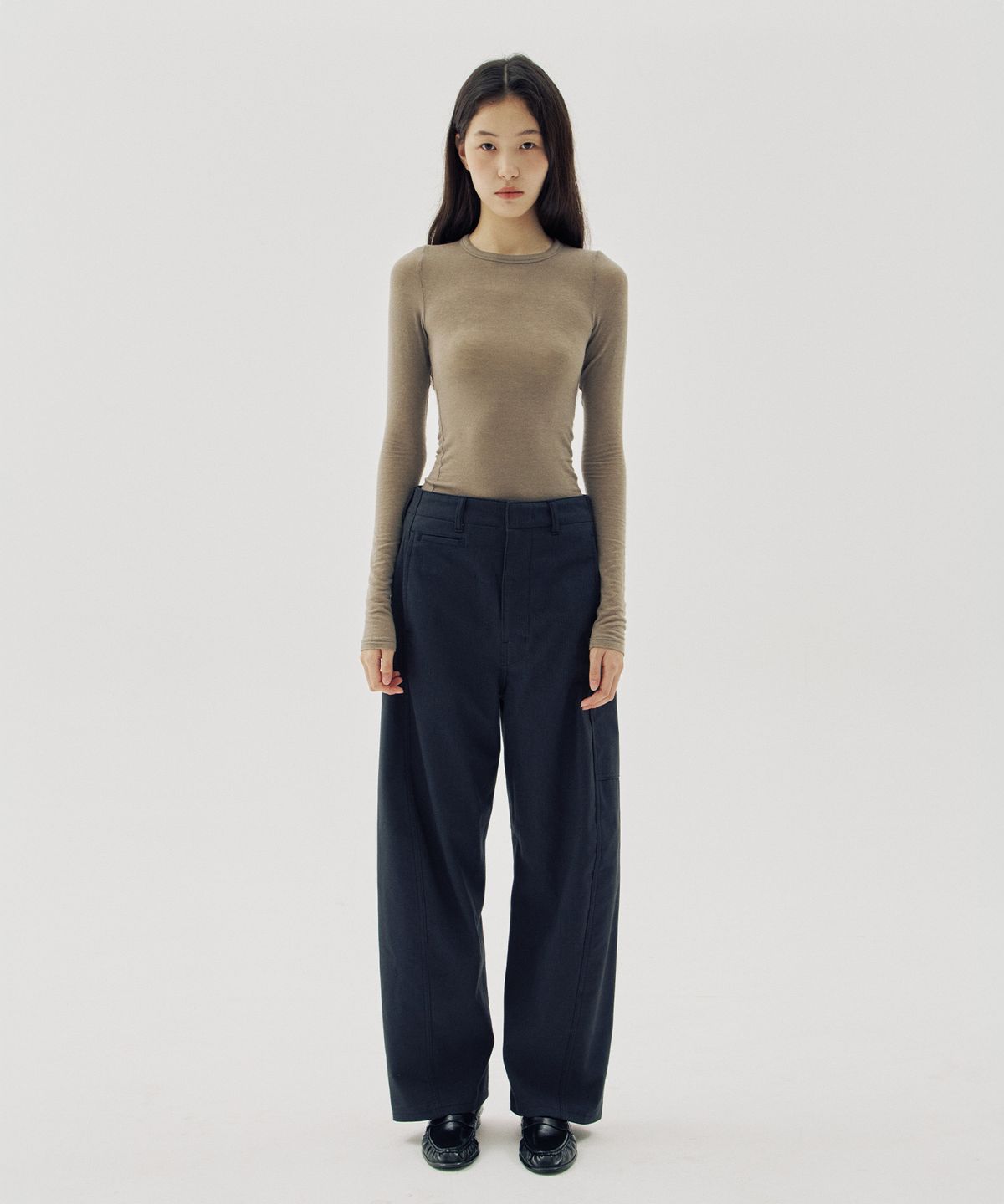 해브 앤 해브(HAVE8HAVE) Lyon Curved Pants_2 Color