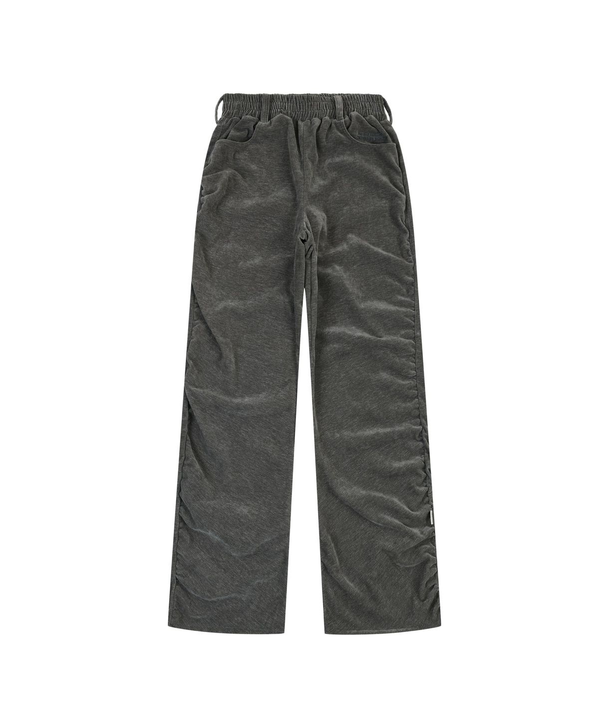 오디너리 홀리데이(ORDINARY HOLIDAY) VELOUR WIDE SWEAT PANTS [GRAY]