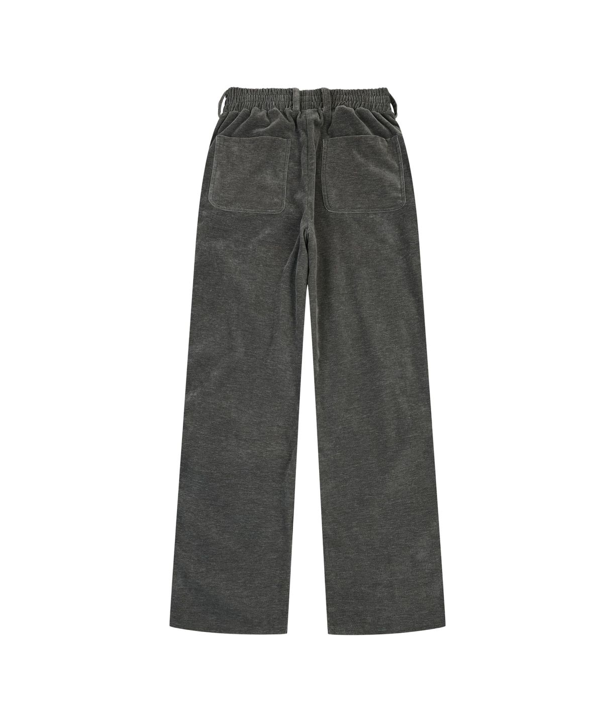 오디너리 홀리데이(ORDINARY HOLIDAY) VELOUR WIDE SWEAT PANTS [GRAY]
