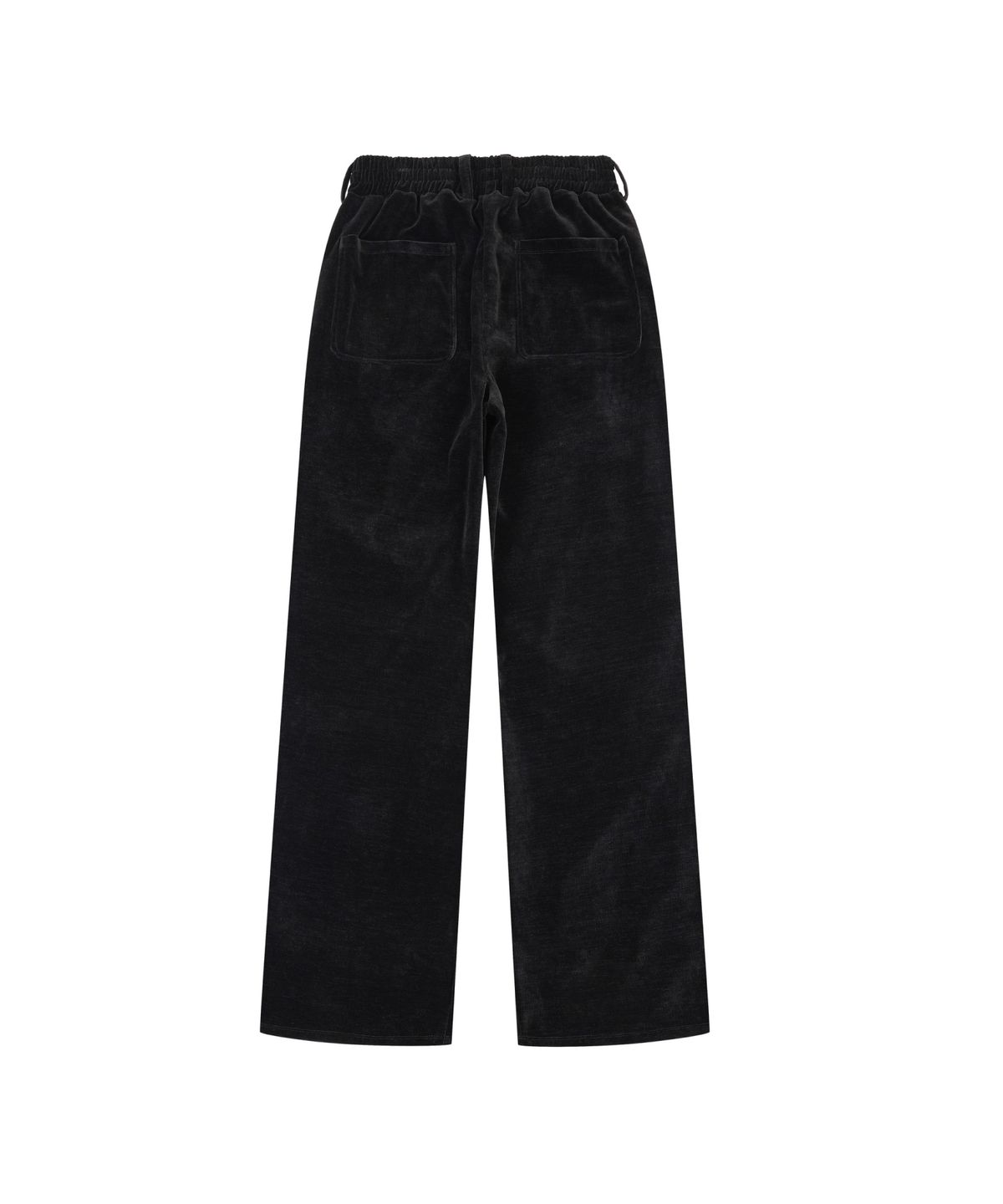 오디너리 홀리데이(ORDINARY HOLIDAY) VELOUR WIDE SWEAT PANTS [BLACK]