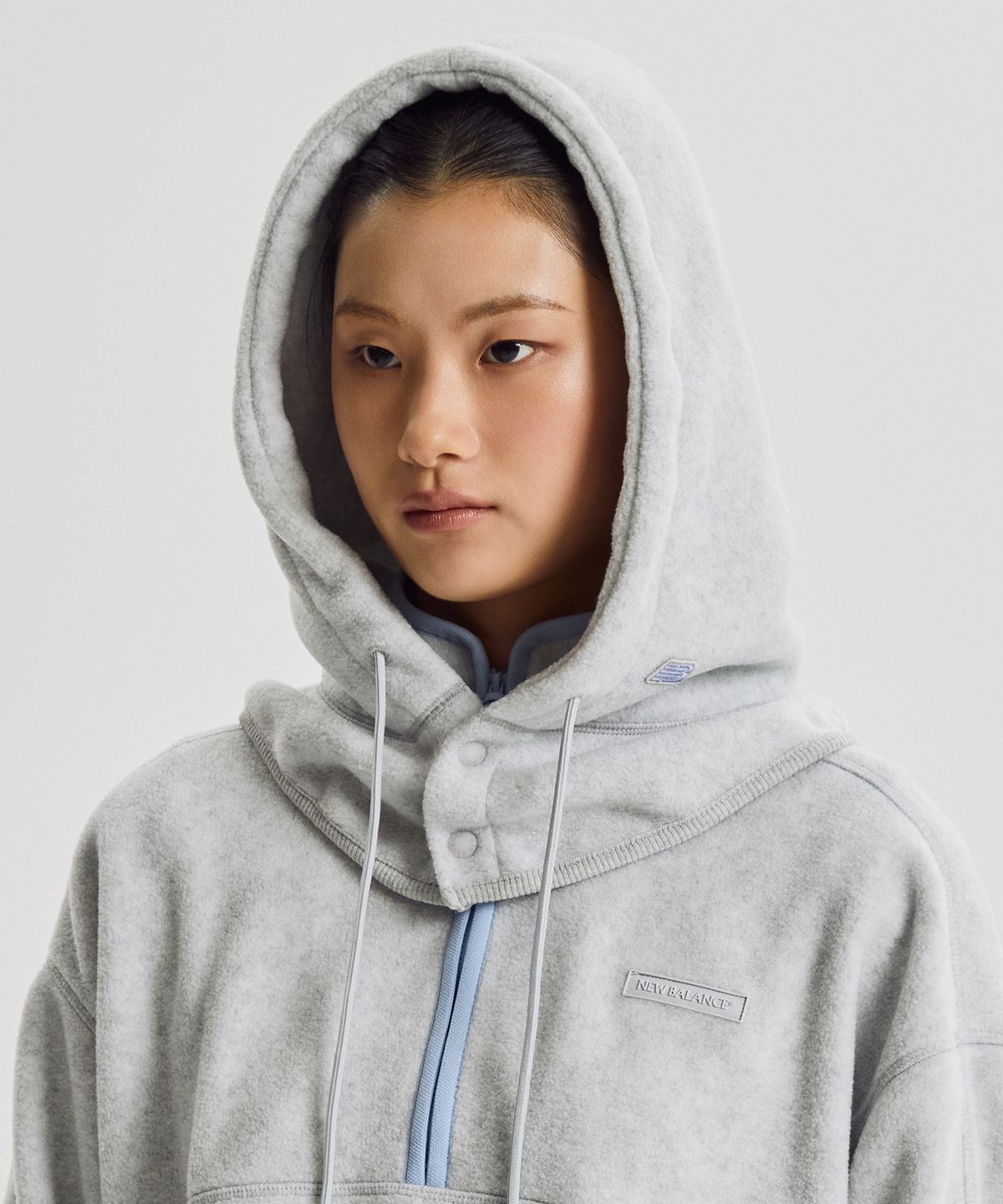 뉴발란스(NEW BALANCE) NBGDGF1304 / 마이크로플리스 바라클라바 (L/GRAY)