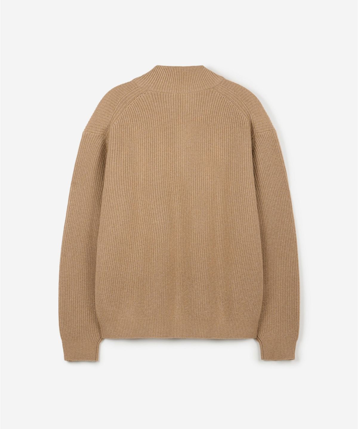 티엔지티(TNGT) Cashmere Blended Half-Zip Knit Top (Beige) TNSW6F109I2
