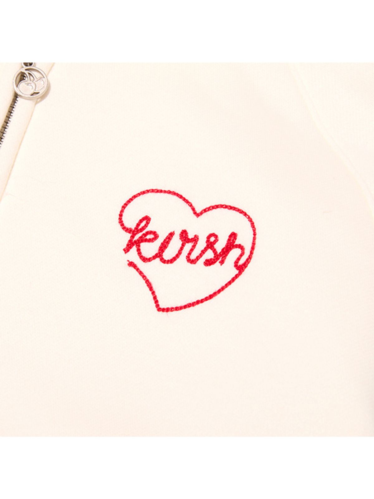키르시(KIRSH) 보아퍼 라인 후드 집업 [아이보리]