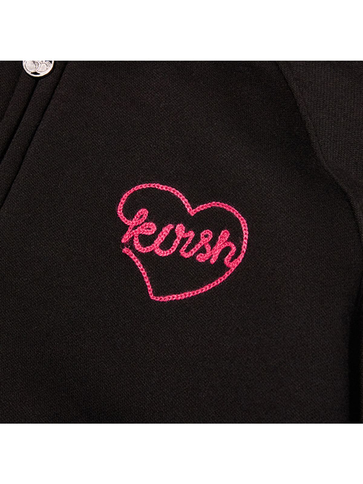 키르시(KIRSH) 보아퍼 라인 후드 집업 [블랙]