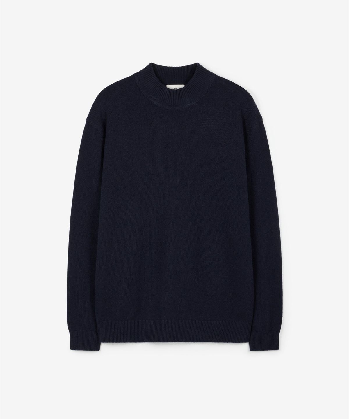 티엔지티(TNGT) Cashmere Blended Mock Neck Knit Top (Dark Navy) TNSW6F105BK