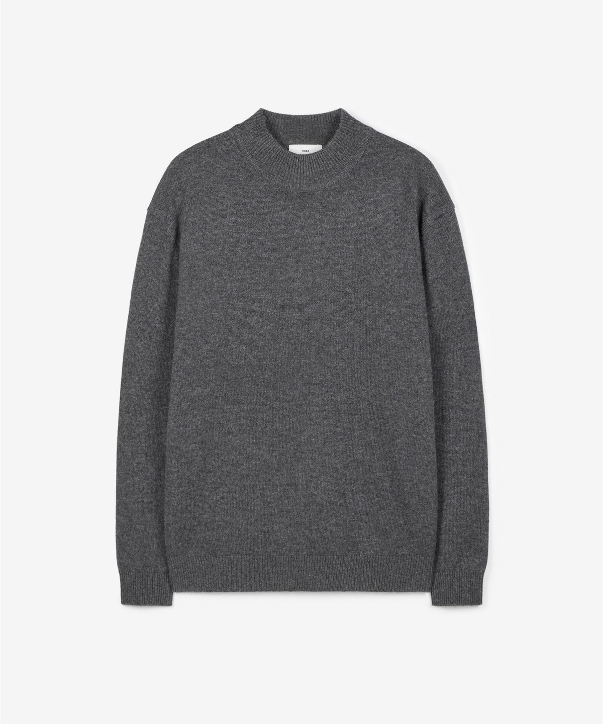 티엔지티(TNGT) Cashmere Blended Mock Neck Knit Top (Grey) TNSW6F105CG