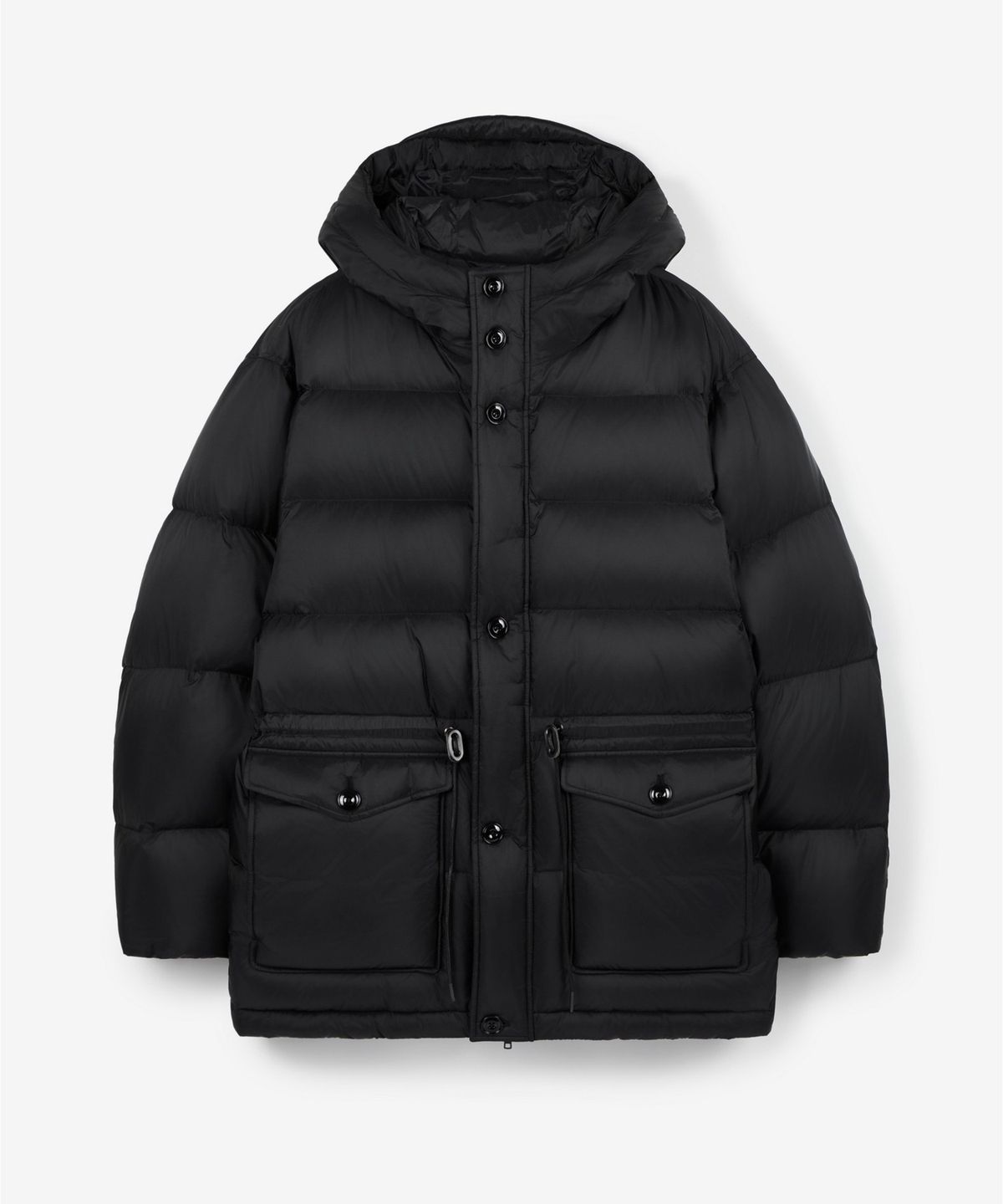 티엔지티(TNGT) European Goose Down Mid-Length Parka (Black) TNJU6F207BK