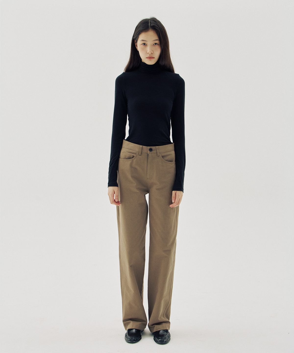 해브 앤 해브(HAVE8HAVE) Steady Mid-Rise Cotton Pants_2 Color