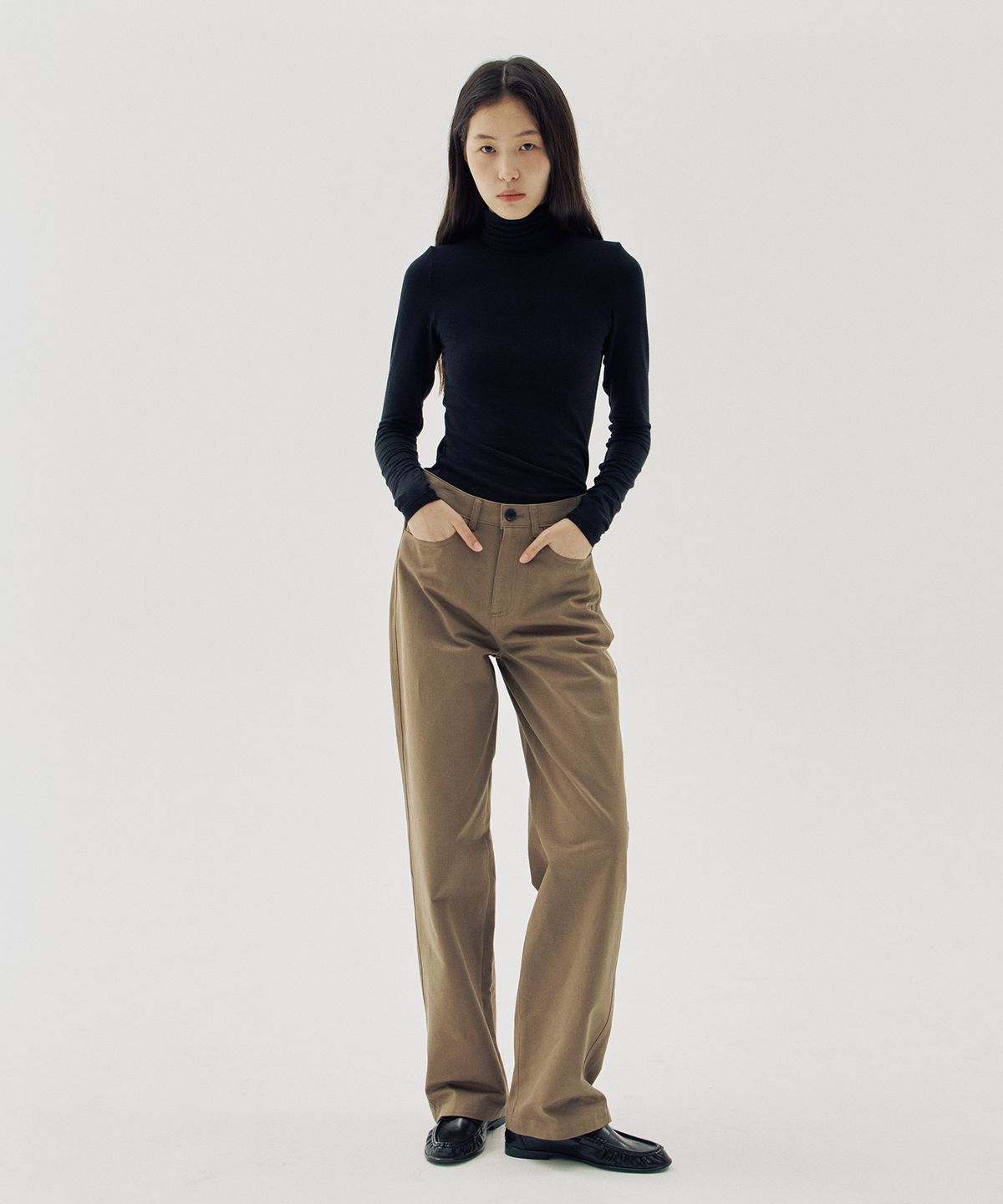 해브 앤 해브(HAVE8HAVE) Steady Mid-Rise Cotton Pants_2 Color