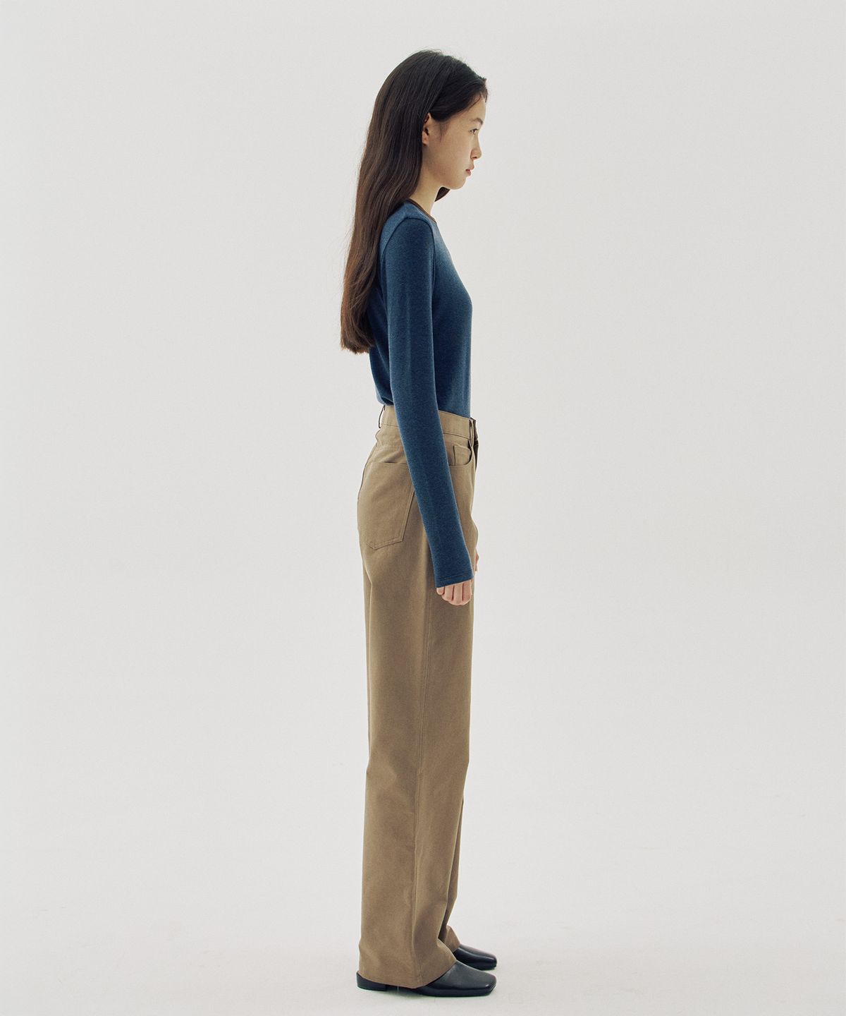 해브 앤 해브(HAVE8HAVE) Steady Mid-Rise Cotton Pants_2 Color