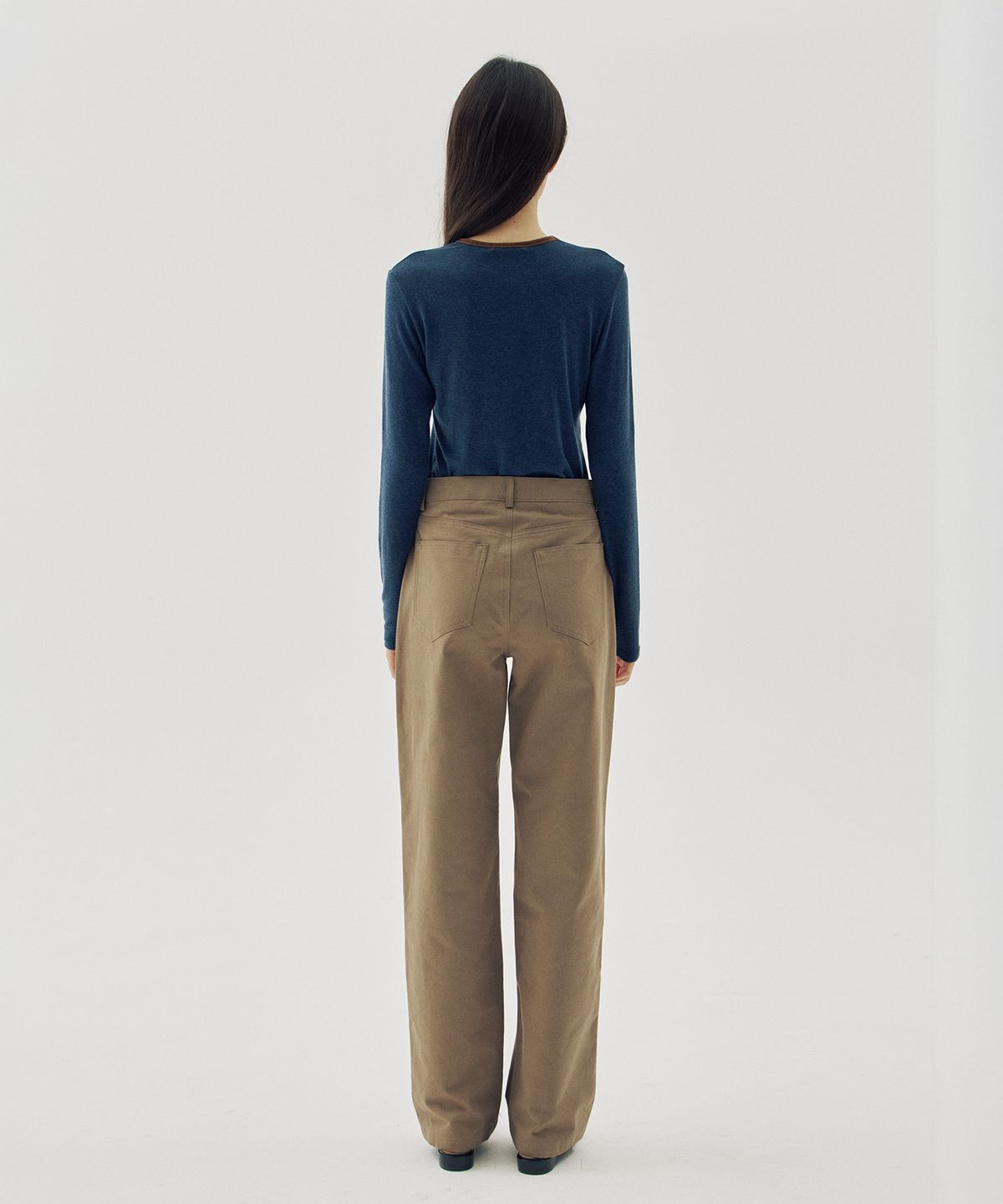 해브 앤 해브(HAVE8HAVE) Steady Mid-Rise Cotton Pants_2 Color