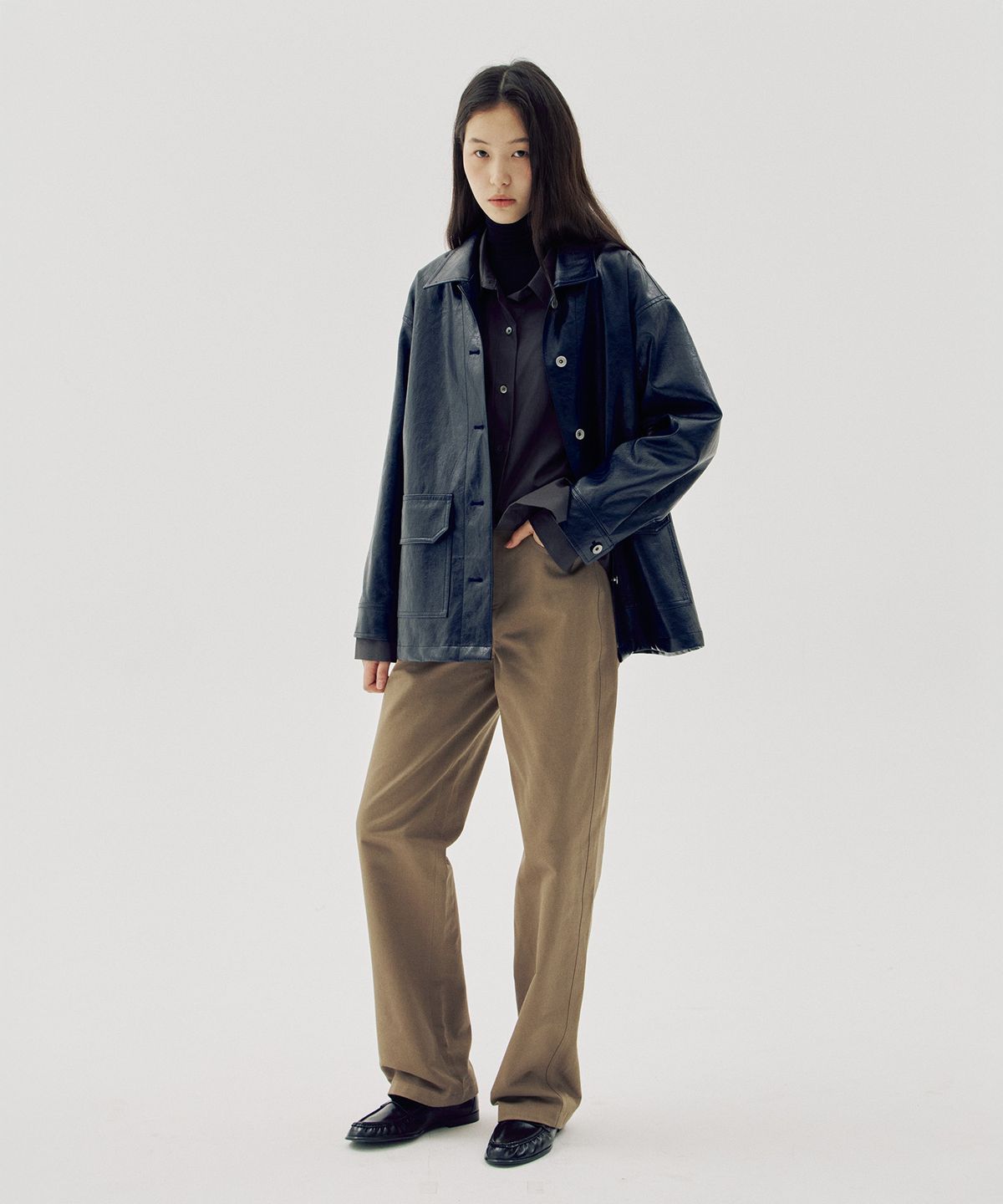 해브 앤 해브(HAVE8HAVE) Steady Mid-Rise Cotton Pants_2 Color