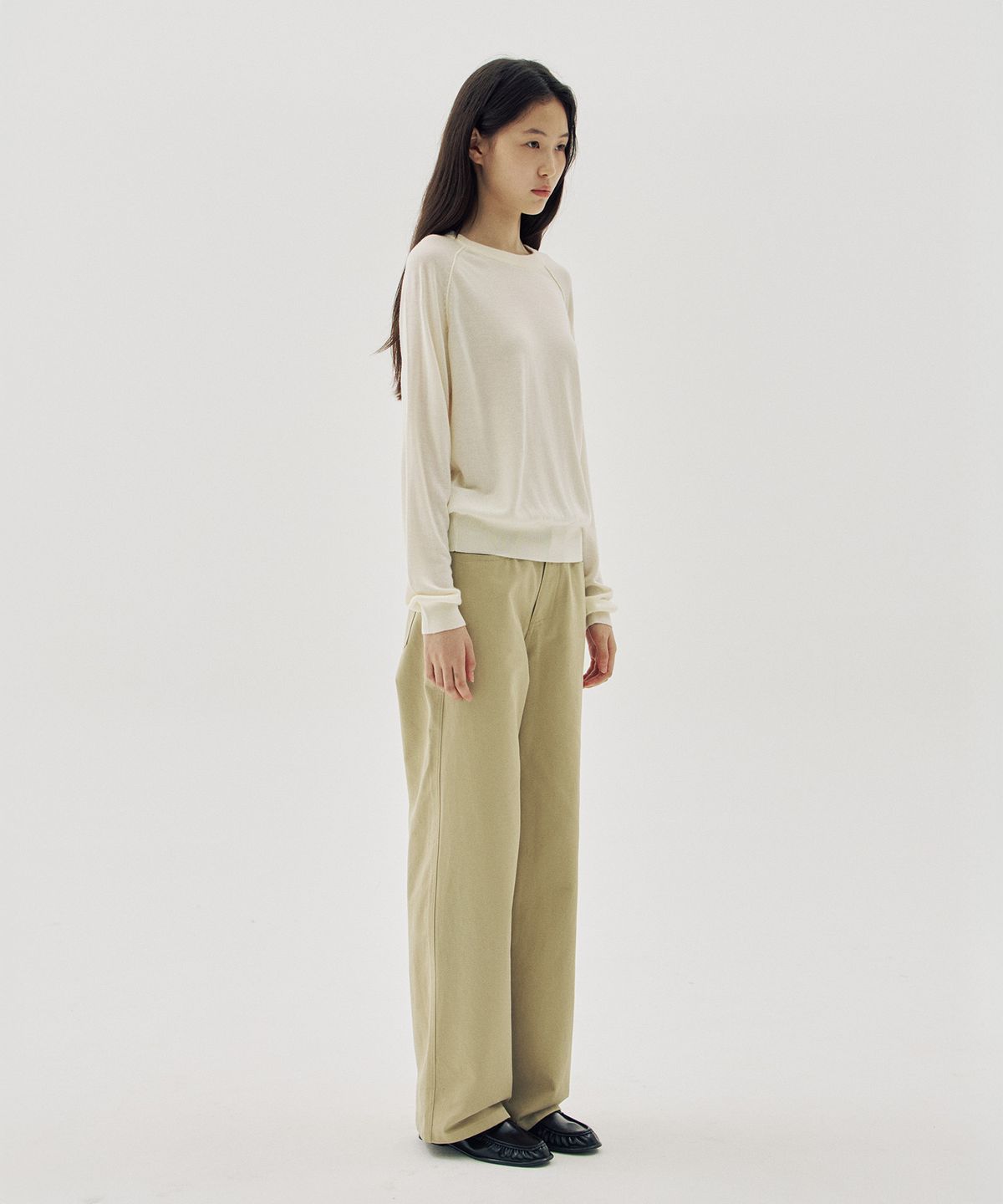 해브 앤 해브(HAVE8HAVE) Steady Mid-Rise Cotton Pants_2 Color