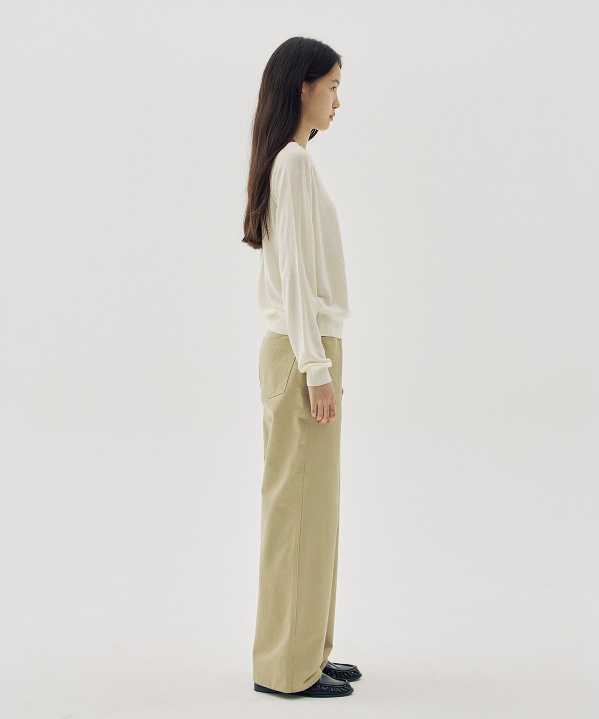 해브 앤 해브(HAVE8HAVE) Steady Mid-Rise Cotton Pants_2 Color