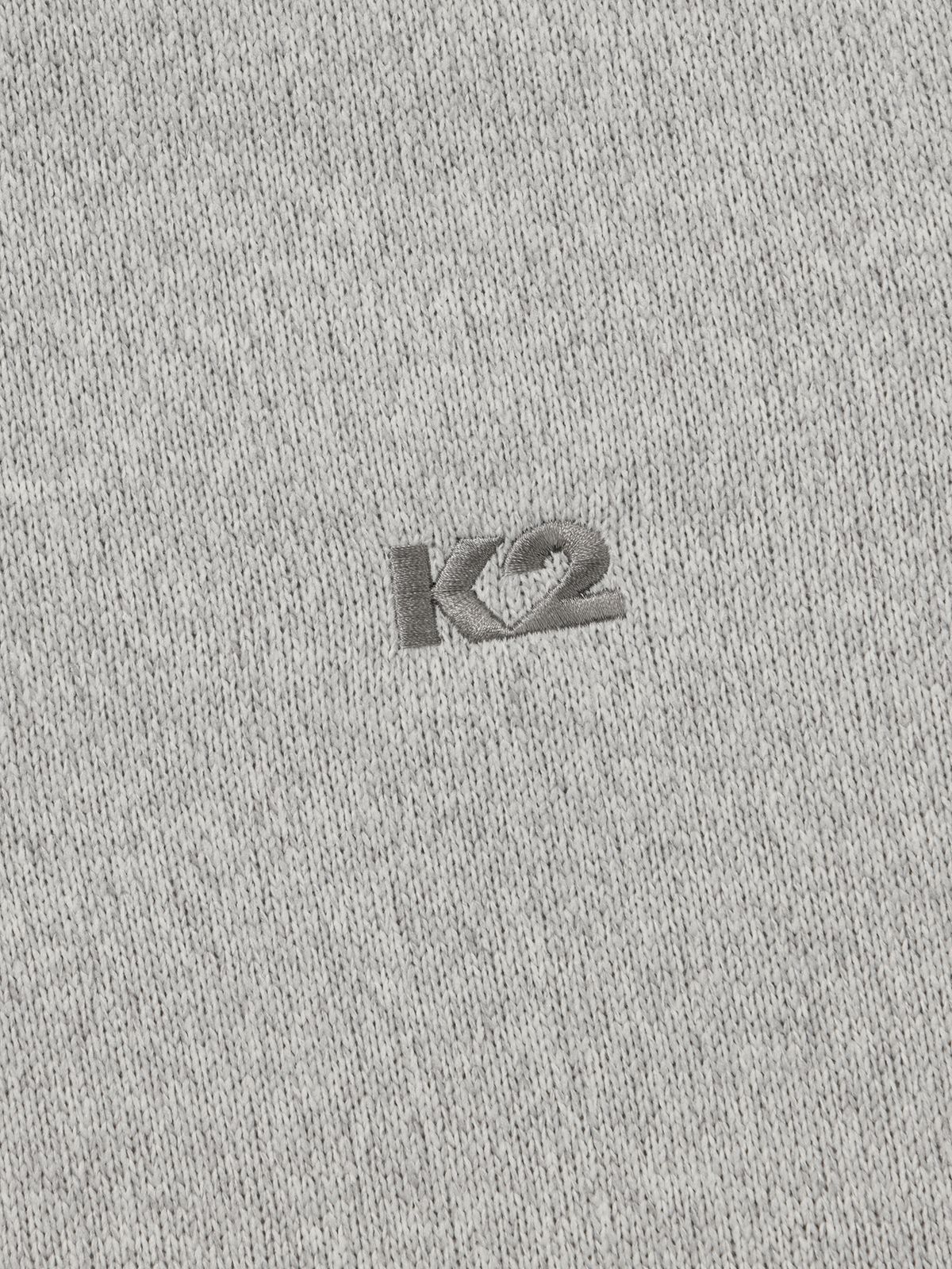 케이투(K2) FLYHIKE 테크 써멀 집업 티셔츠_OATMEAL MELANGE_KMW26235KZ