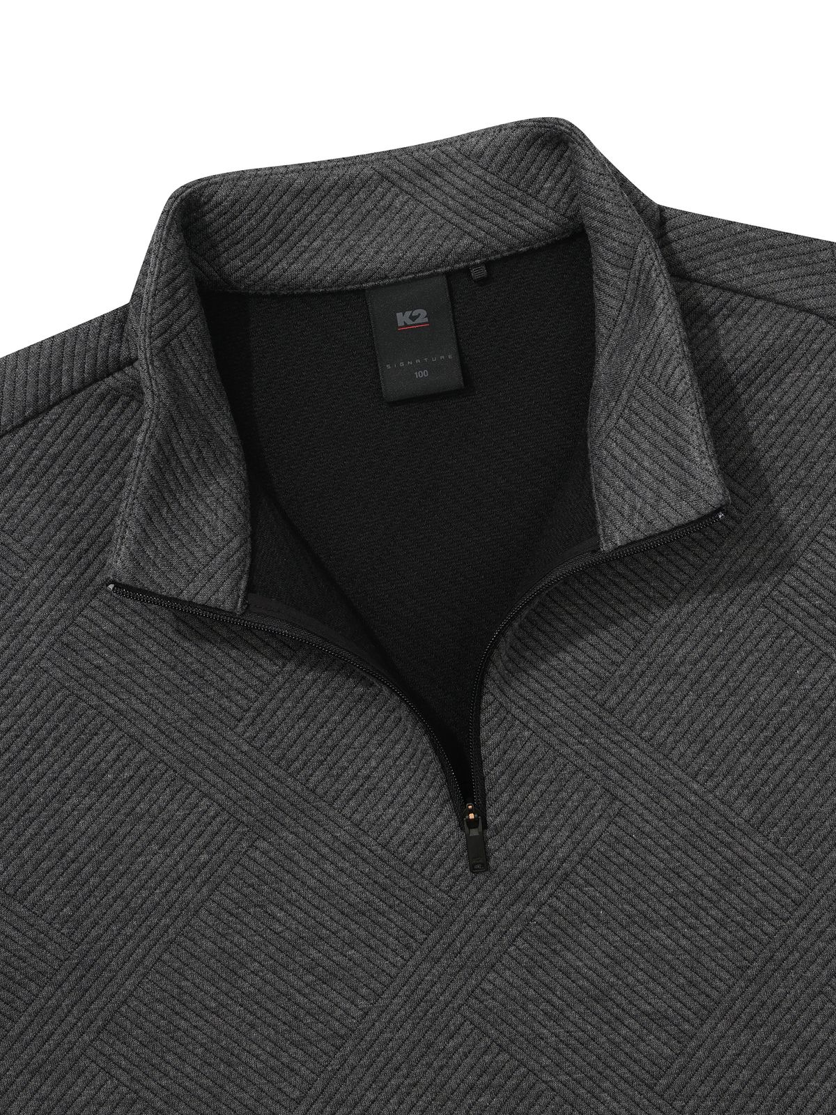 케이투(K2) 시그니처 컨투어(CONTOUR) 반집업_MELANGE CHARCOAL_KMW26267ZN