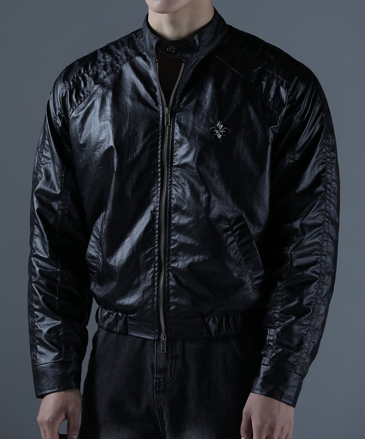 카미드(CARMID) 엔틱 나일론 자켓 [블랙]