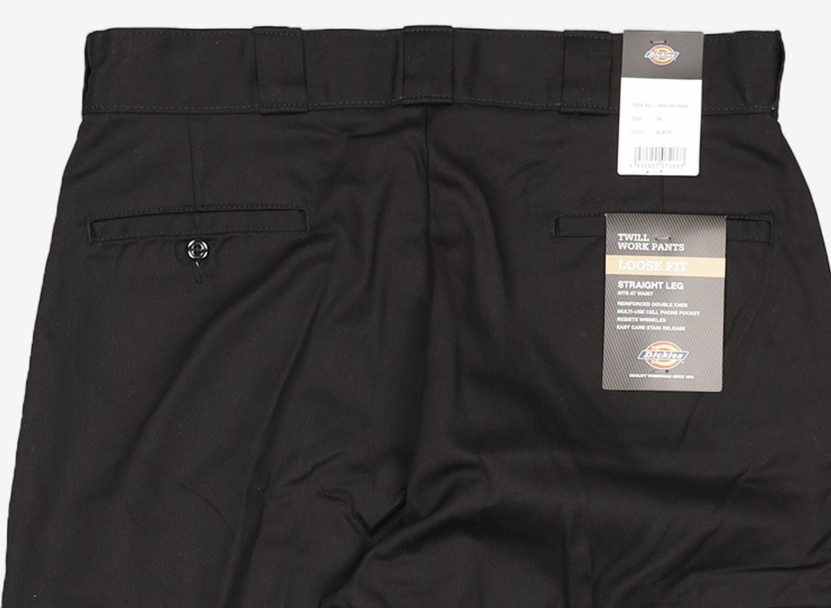 디키즈(DICKIES) 더블니 85283 루즈핏 워크팬츠 Black 36