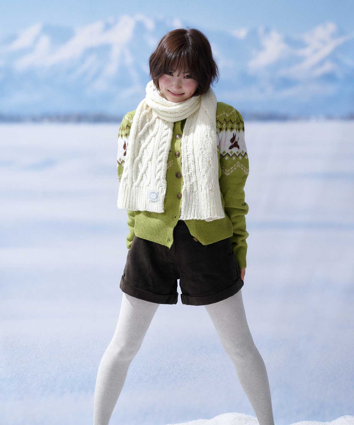 포른른(FORRR) Cable Knit Wool Muffler - 2Color