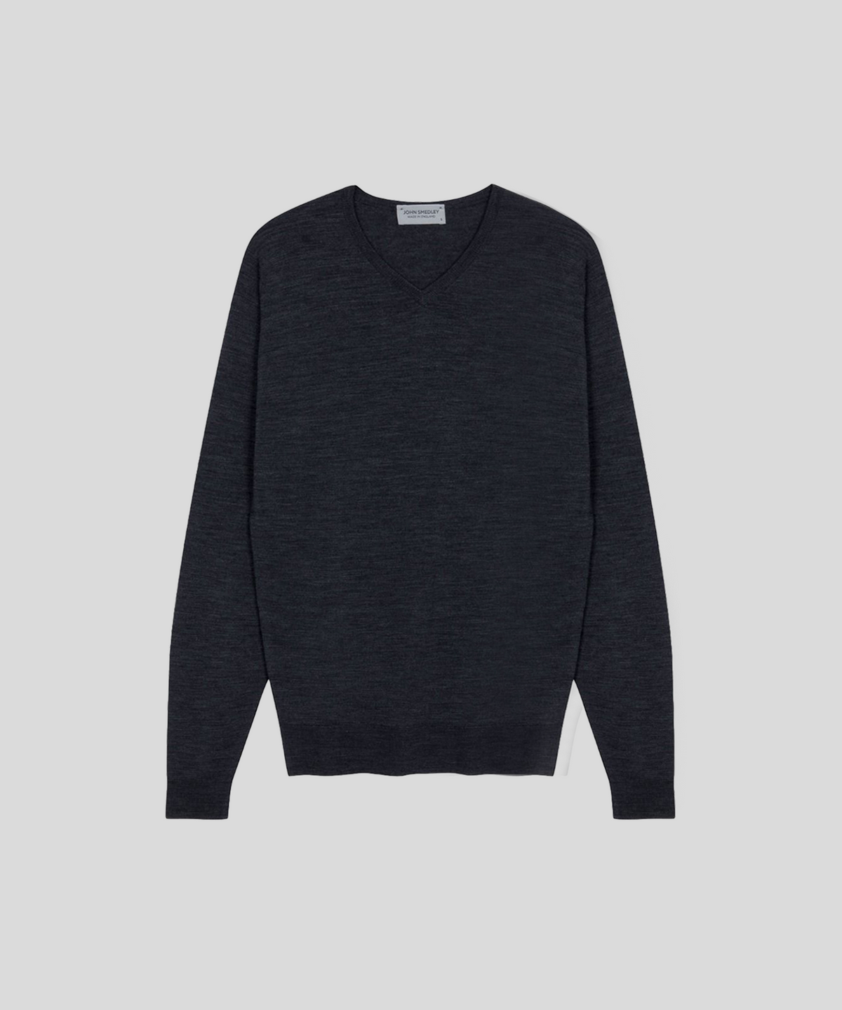존 스메들리(JOHN SMEDLEY) SHIPTON Extra Fine Merino Wool Standard Fit High V-Neck Pullover Core 4 Colors