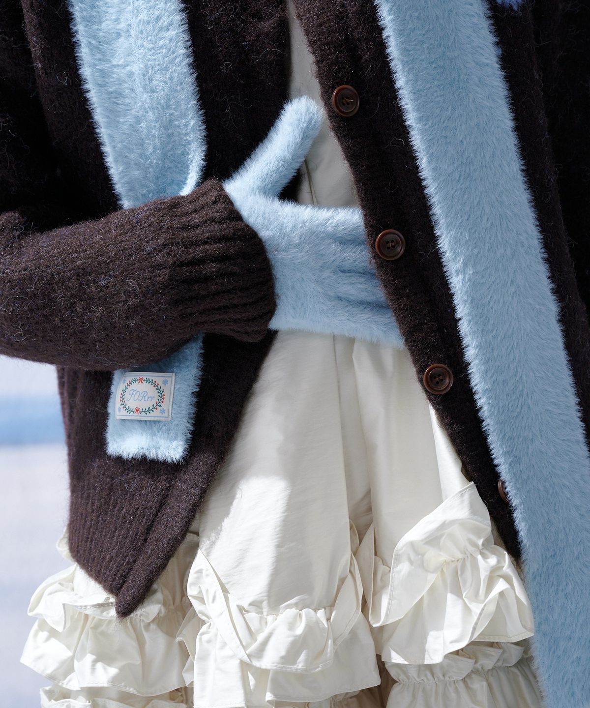 포른른(FORRR) Hairy Long Gloves - 3Color