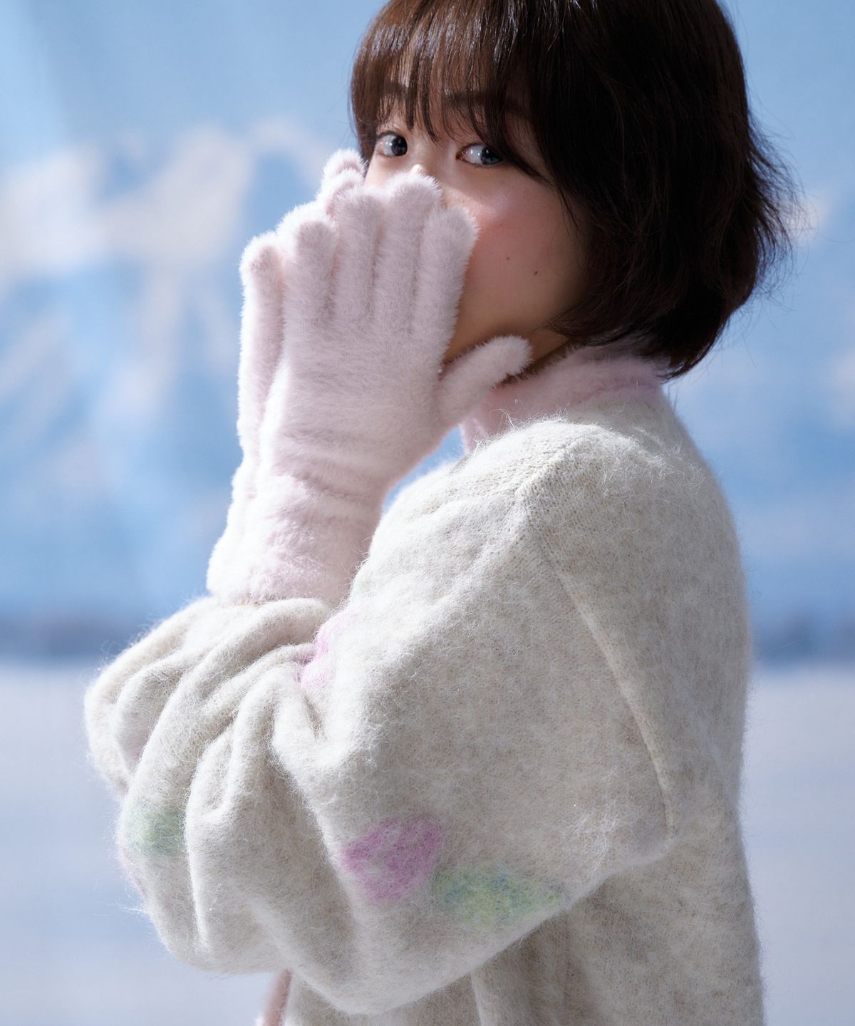 포른른(FORRR) Hairy Long Gloves - 3Color