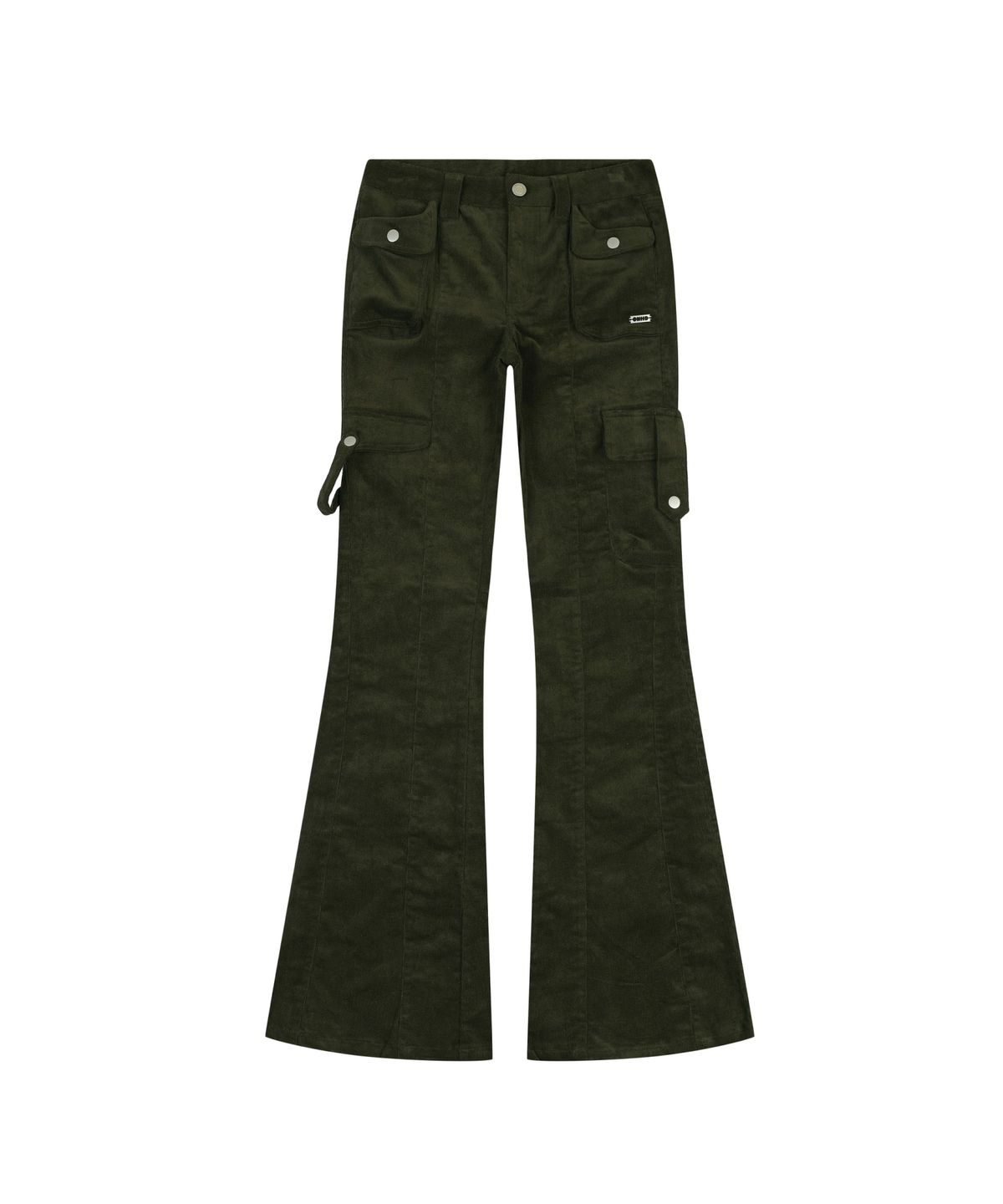 오디너리 홀리데이(ORDINARY HOLIDAY) LOW-RISE CARGO BOOTCUT PANTS [KHAKI]