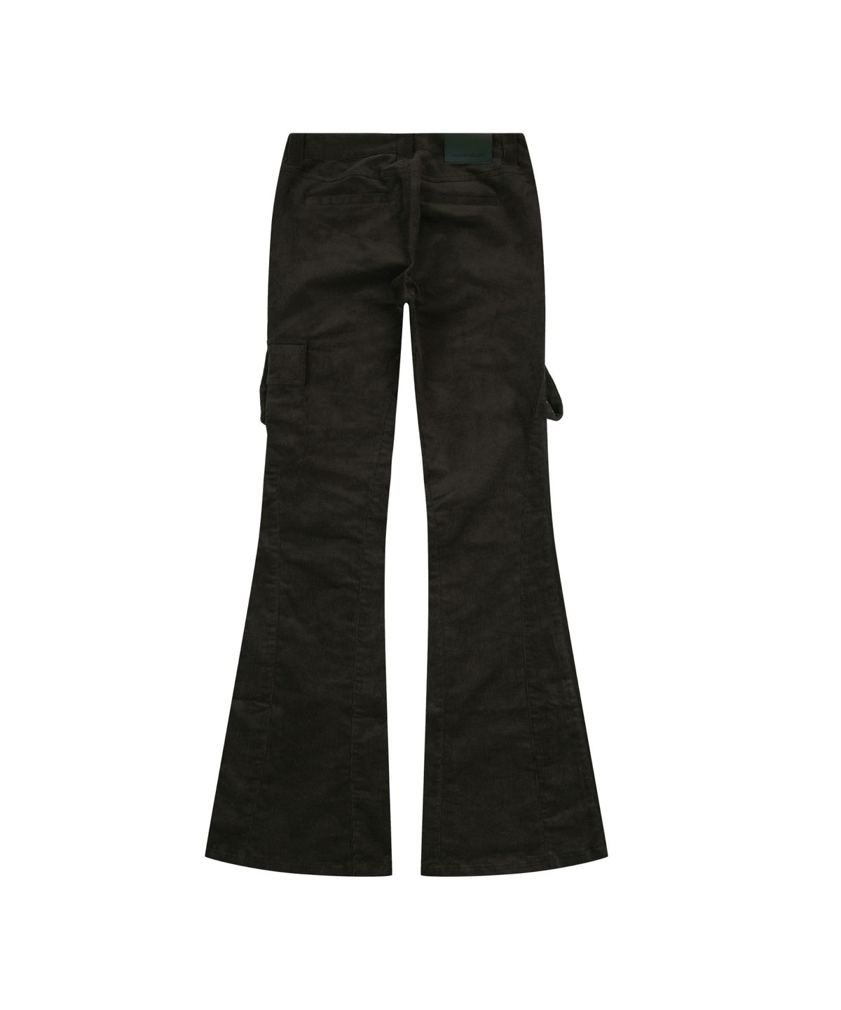 오디너리 홀리데이(ORDINARY HOLIDAY) LOW-RISE CARGO BOOTCUT PANTS [DEEP BROWN ]