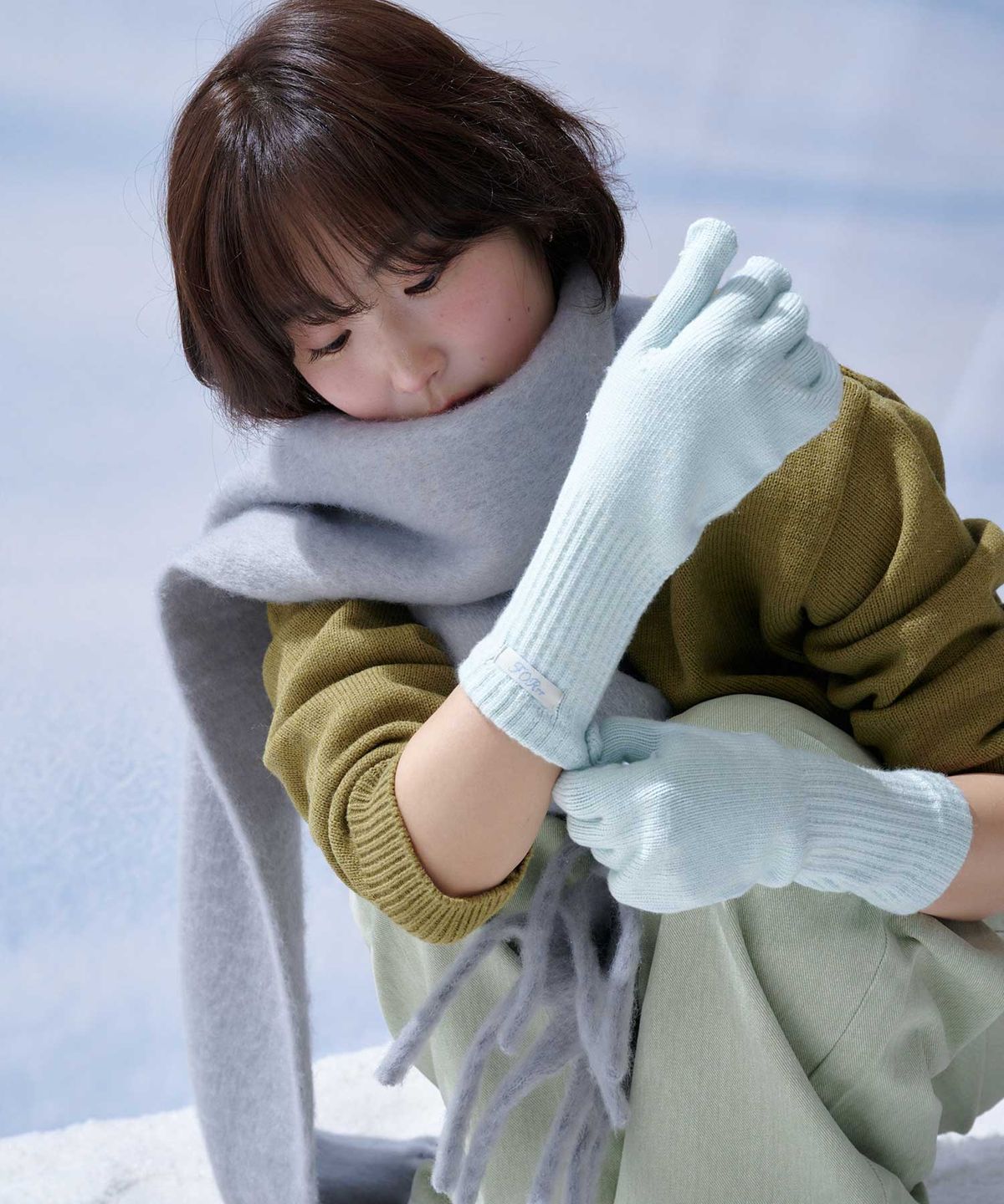 포른른(FORRR) Classic Soft Long Gloves - 3Color