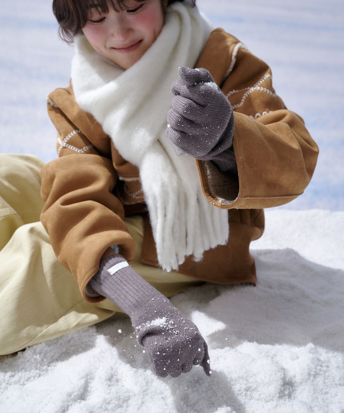 포른른(FORRR) Classic Soft Long Gloves - 3Color