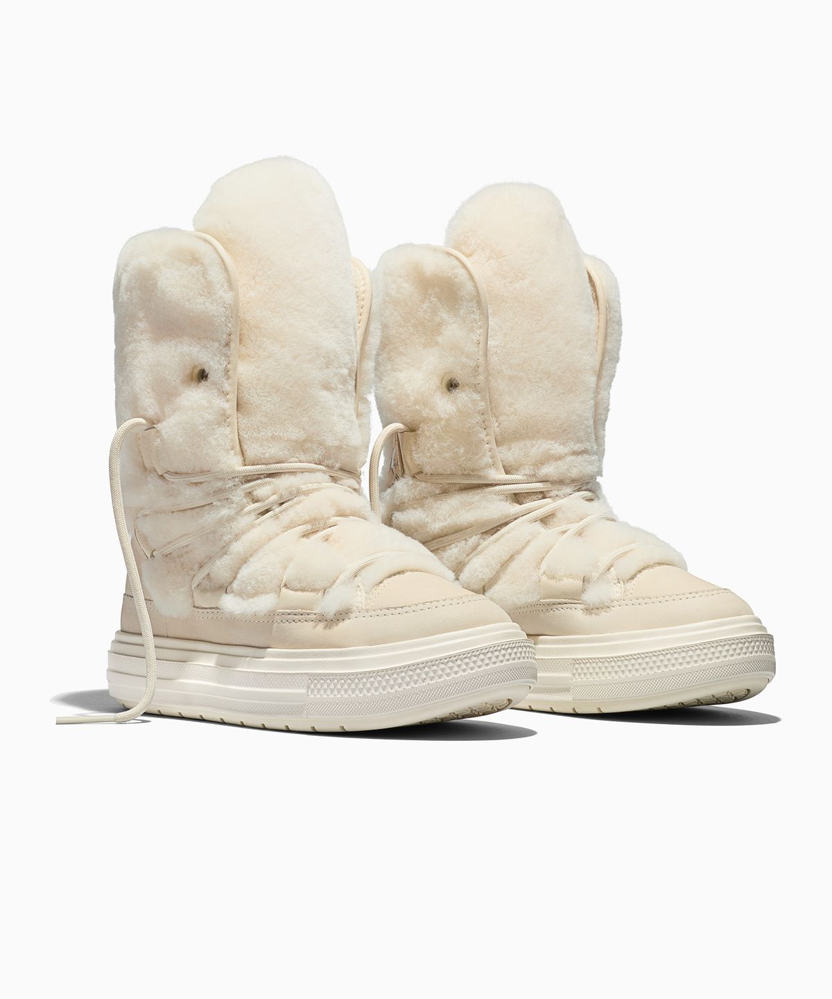 컨버스(CONVERSE) 척테일러 올스타 엘리먼츠 부츠 코지 내추럴 아이보리 A18462C