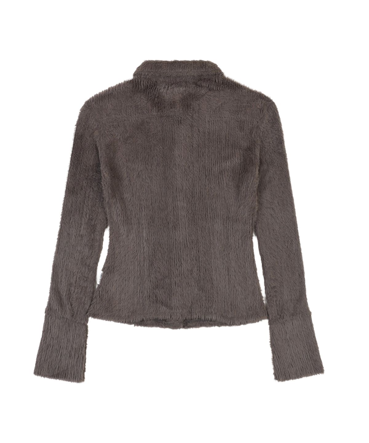 오디너리 홀리데이(ORDINARY HOLIDAY) HAIRY KNIT SHIRT [BROWN]