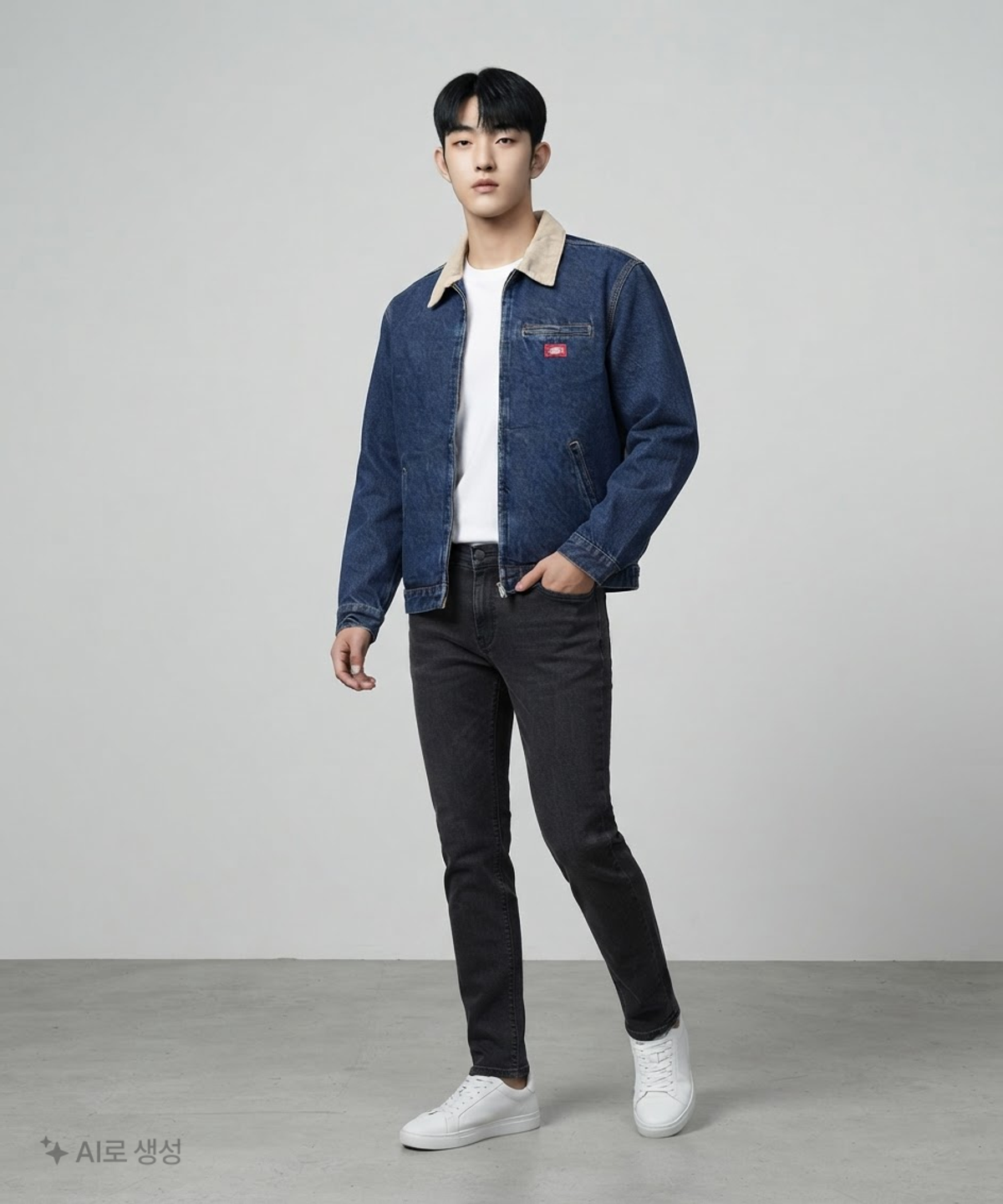 디키즈(DICKIES) 페인터 데님 재킷 Dark Indigo M