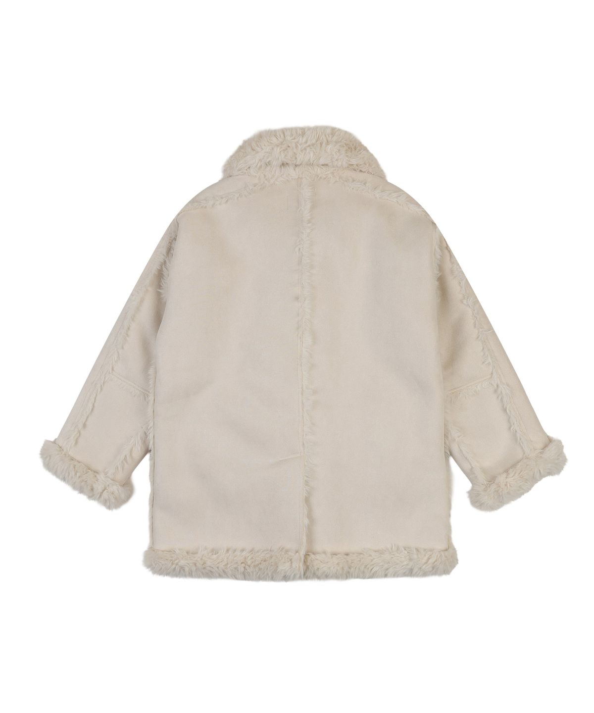오디너리 홀리데이(ORDINARY HOLIDAY) SHEARING SINGLE FUR COAT [IVORY]