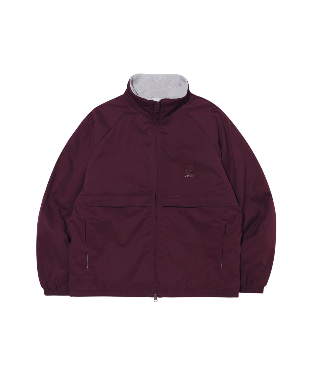 유니버스 가먼트(UNIVERSE GARMENT) 투웨이 스탠드넥 자켓_BURGUNDY