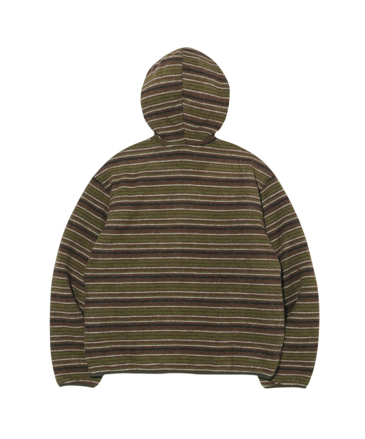 유니버스 가먼트(UNIVERSE GARMENT) 투웨이 플리스 후드 집업_KHAKI