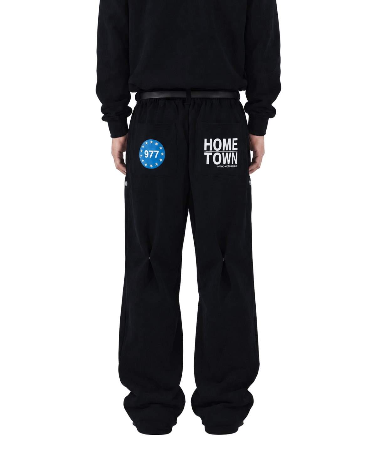 977홈타운(977HOMETOWN) Above Sea Level 0.24 977euro pants (black)