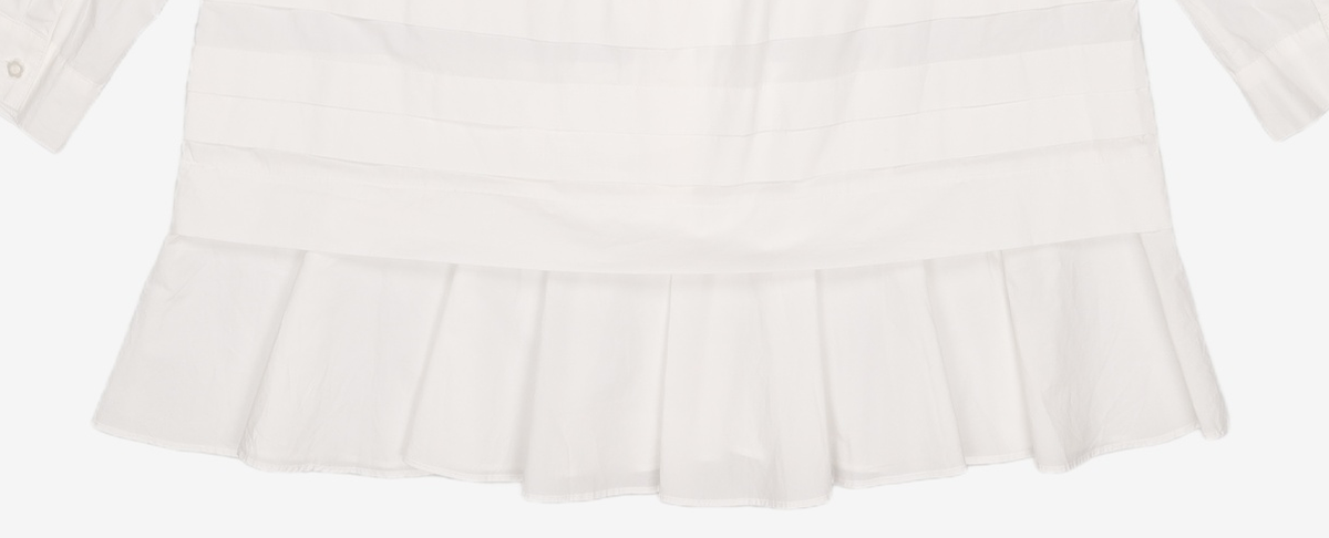 오헤시오(OHESHIO) FRILL LAYERED POCKET SHIRT DRESS L