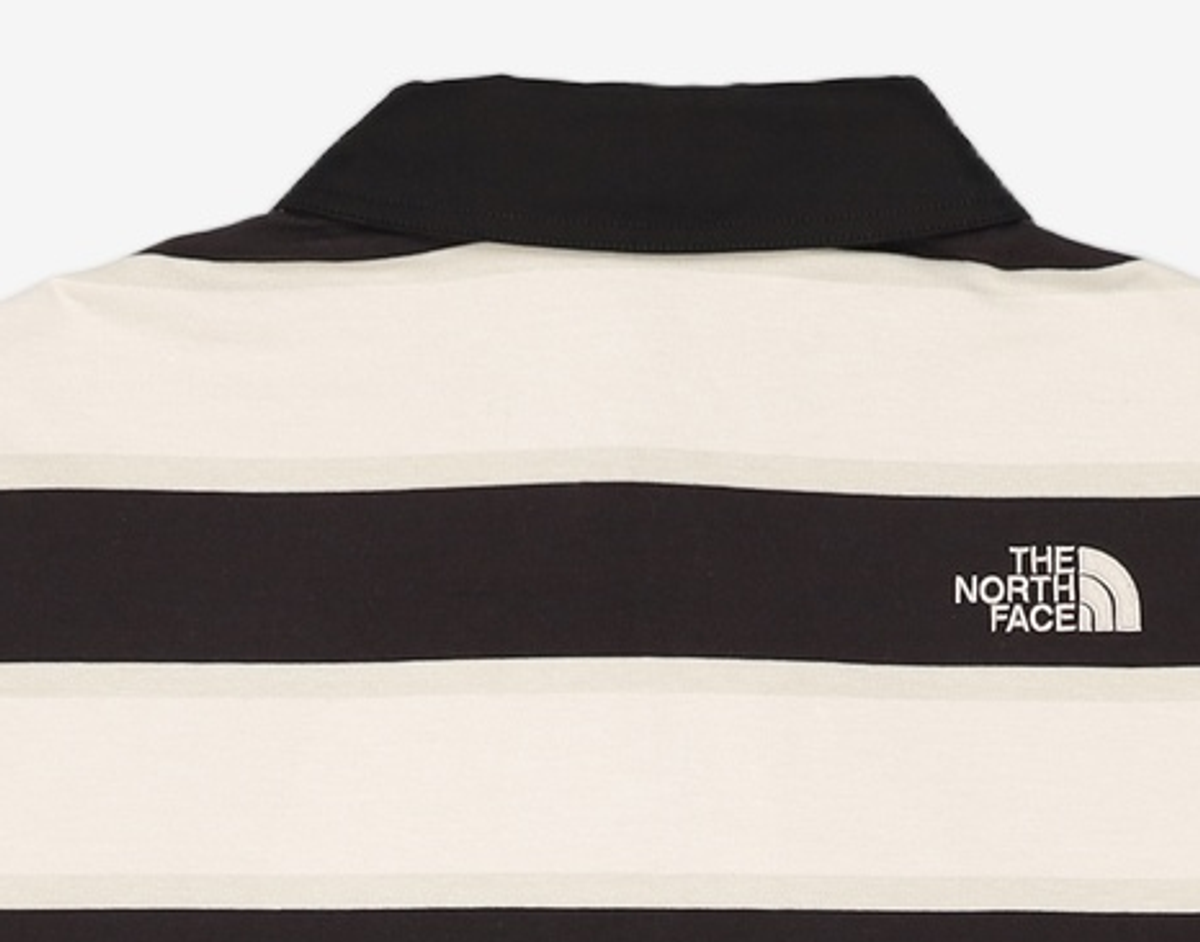 노스페이스(THE NORTH FACE) NT7TR57A 남성 이지온 스트라이프 폴로 티셔츠 BLACK XL