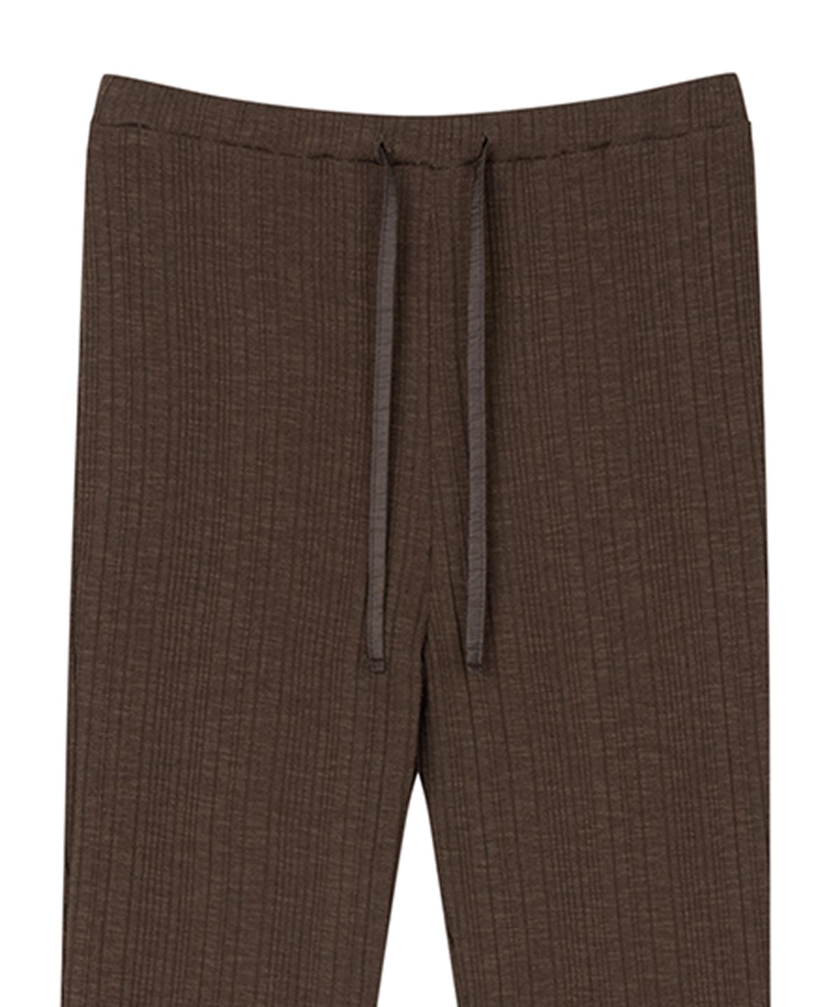 미드앤로우(MIDNLOW) Knit Flare pants (Brown)