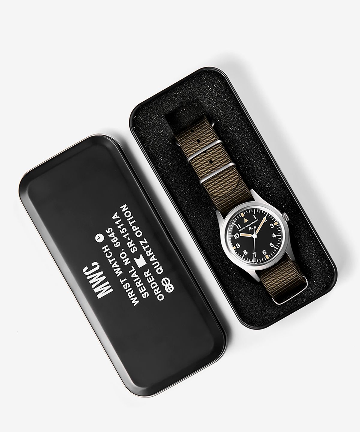 엠더블유씨 시계(MWC WATCH) MK XI VH31 패스파인더 - 실버X카키