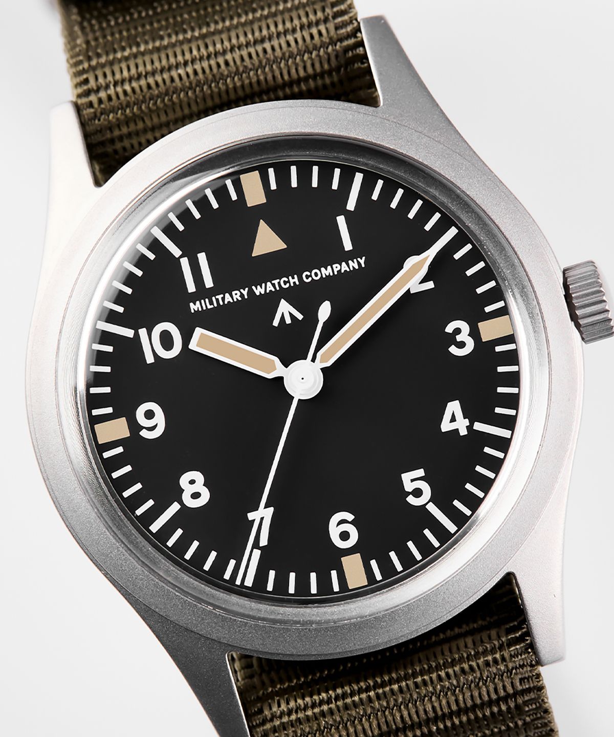 엠더블유씨 시계(MWC WATCH) MK XI VH31 패스파인더 - 실버X카키