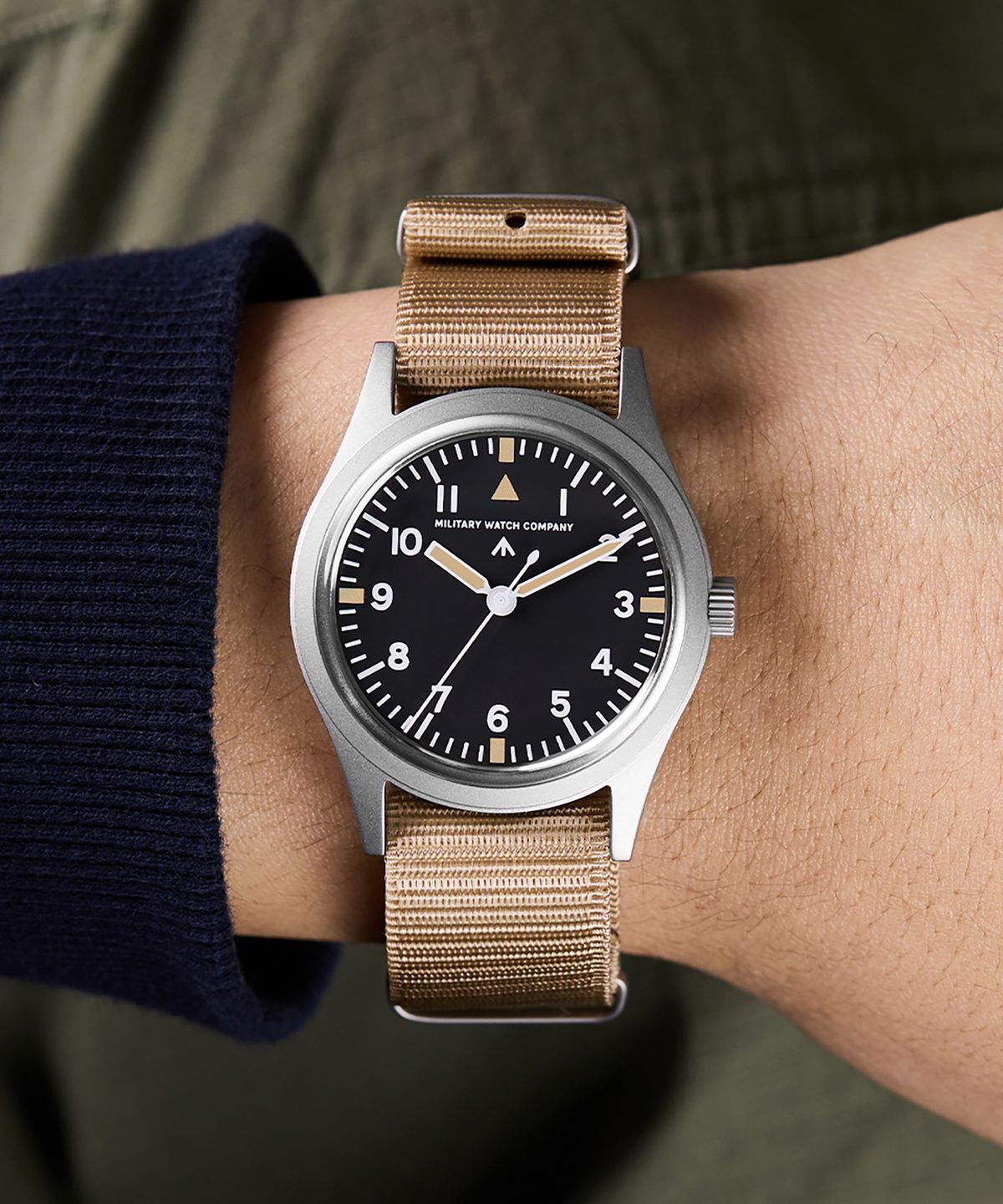 엠더블유씨 시계(MWC WATCH) MK XI VH31 패스파인더 - 실버X데저트