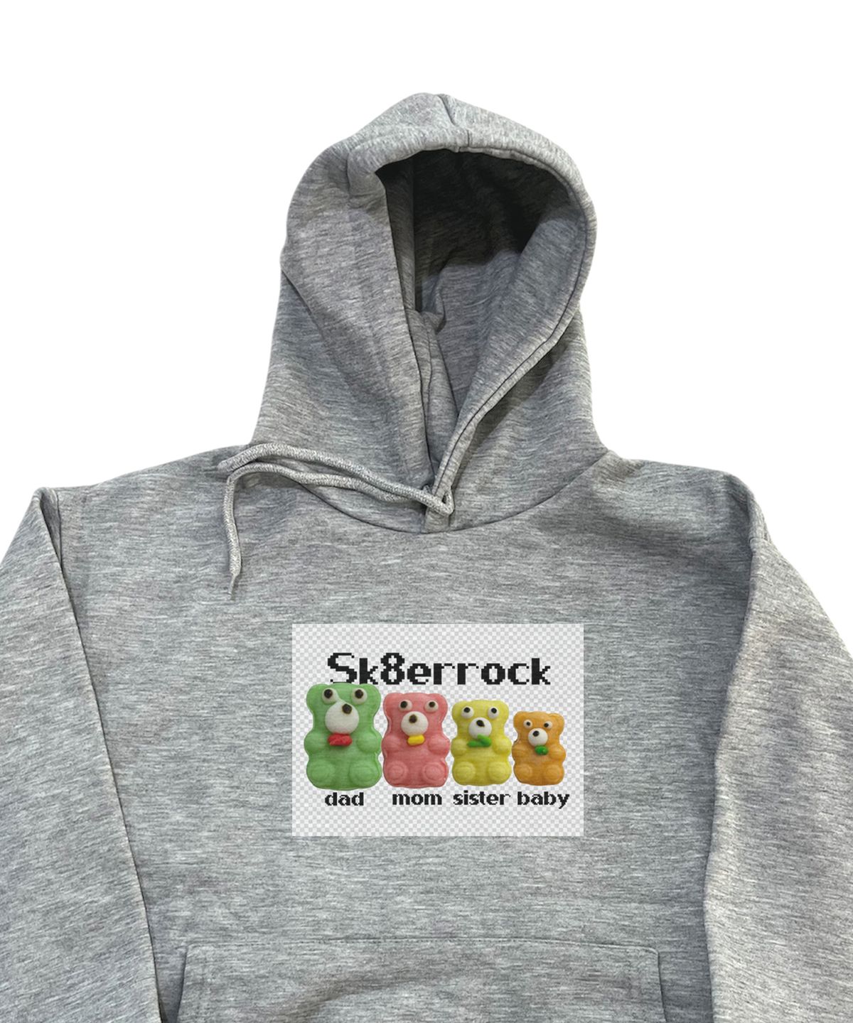 스케이터락(SK8ER ROCK) [기모]Sk8er Family Sweat Hoodie (melange gray)