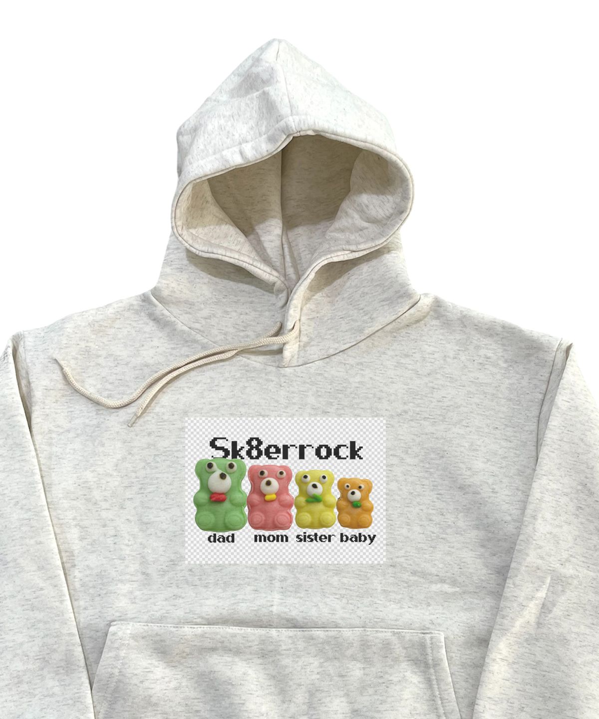 스케이터락(SK8ER ROCK) [기모]Sk8er Family Sweat Hoodie (oatmeal)